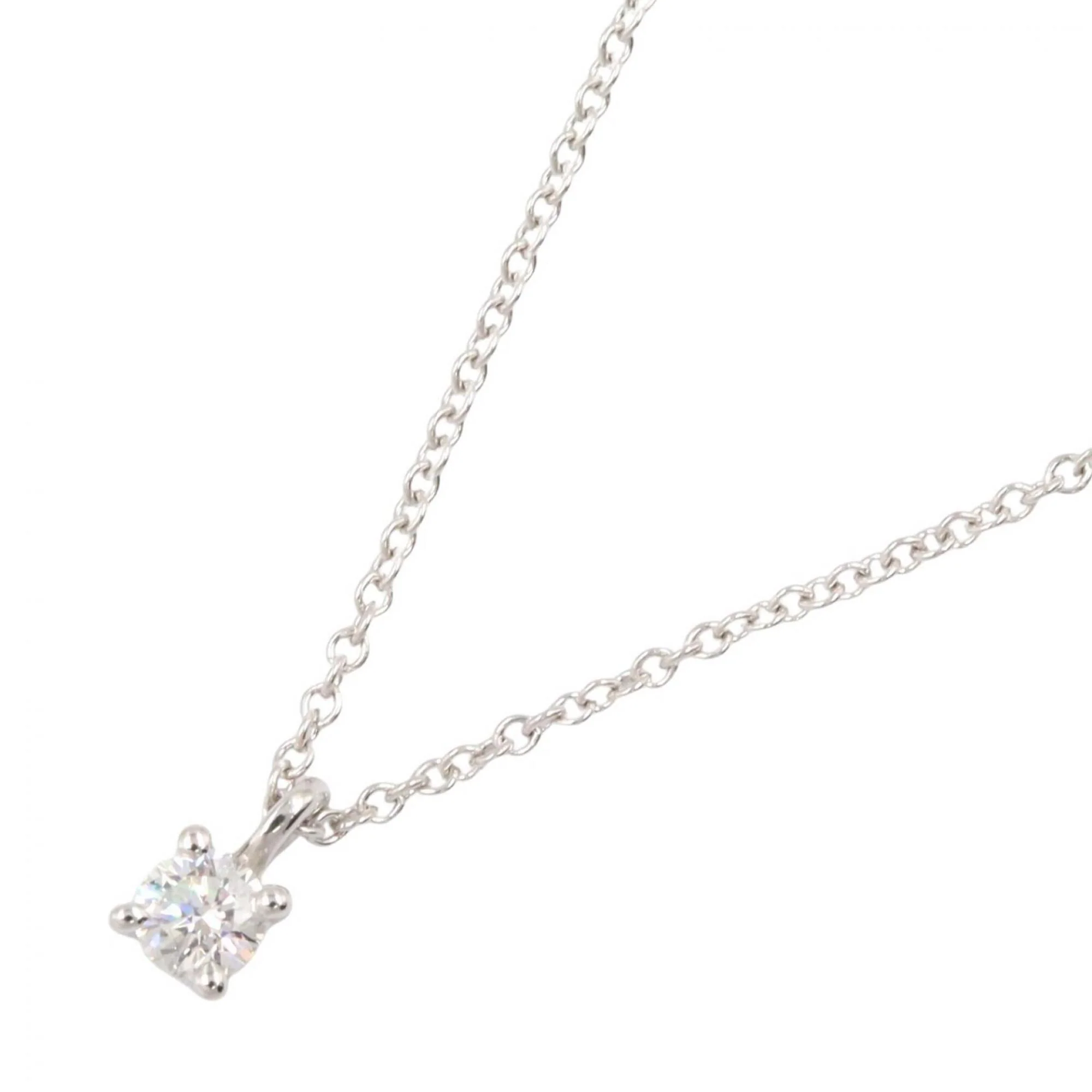 Pendant Necklace Platinum with Diamond