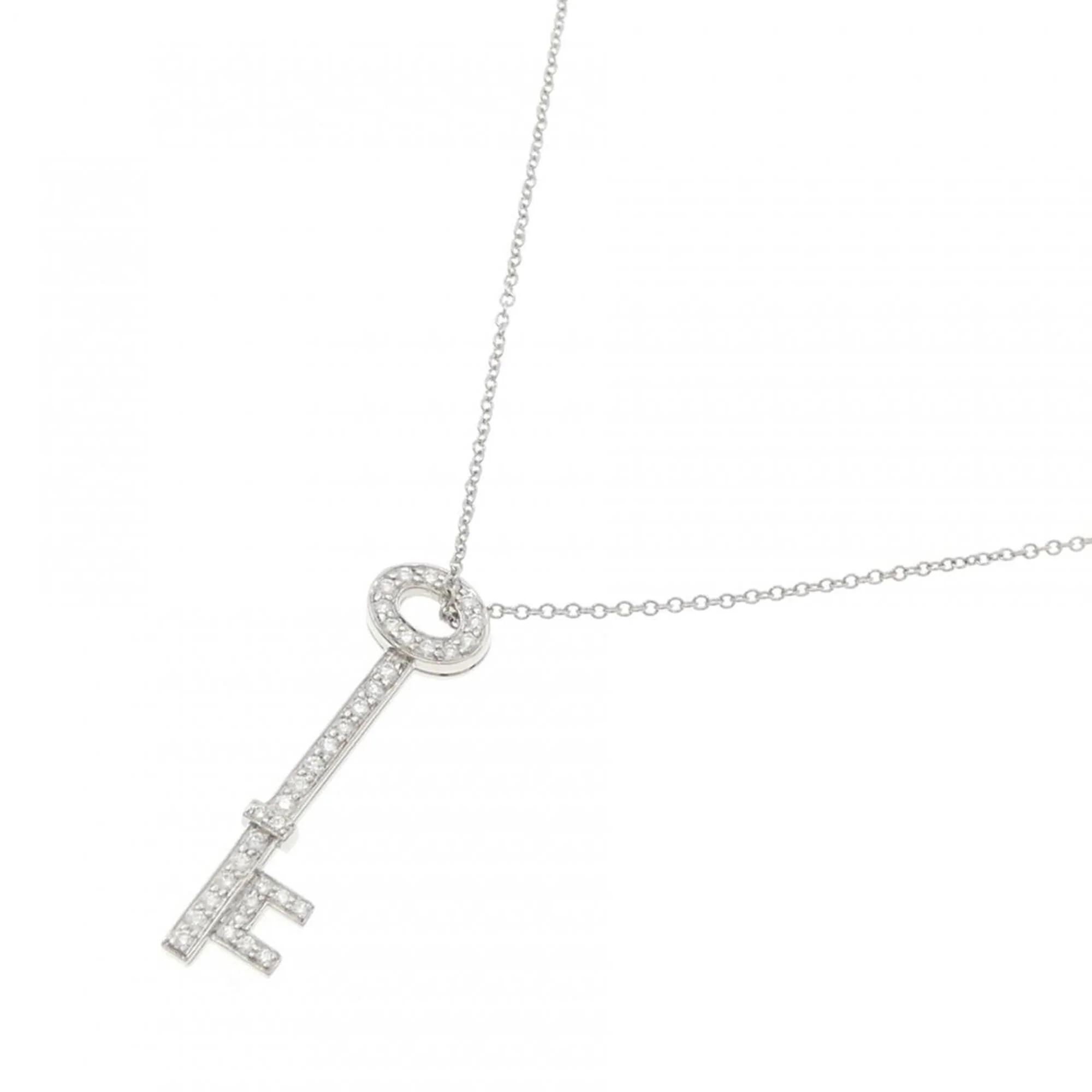 Pendant Necklace Platinum With Diamond - Image 2