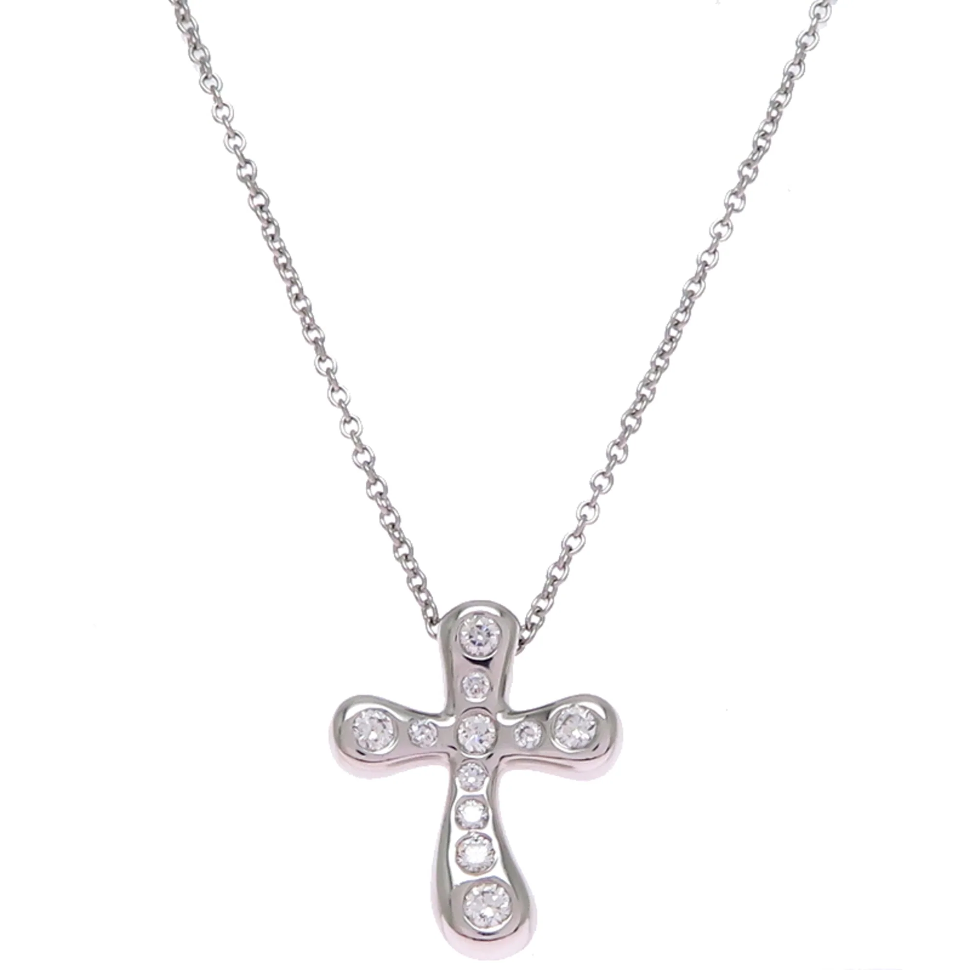 Pendant Necklace Platinum with Diamond