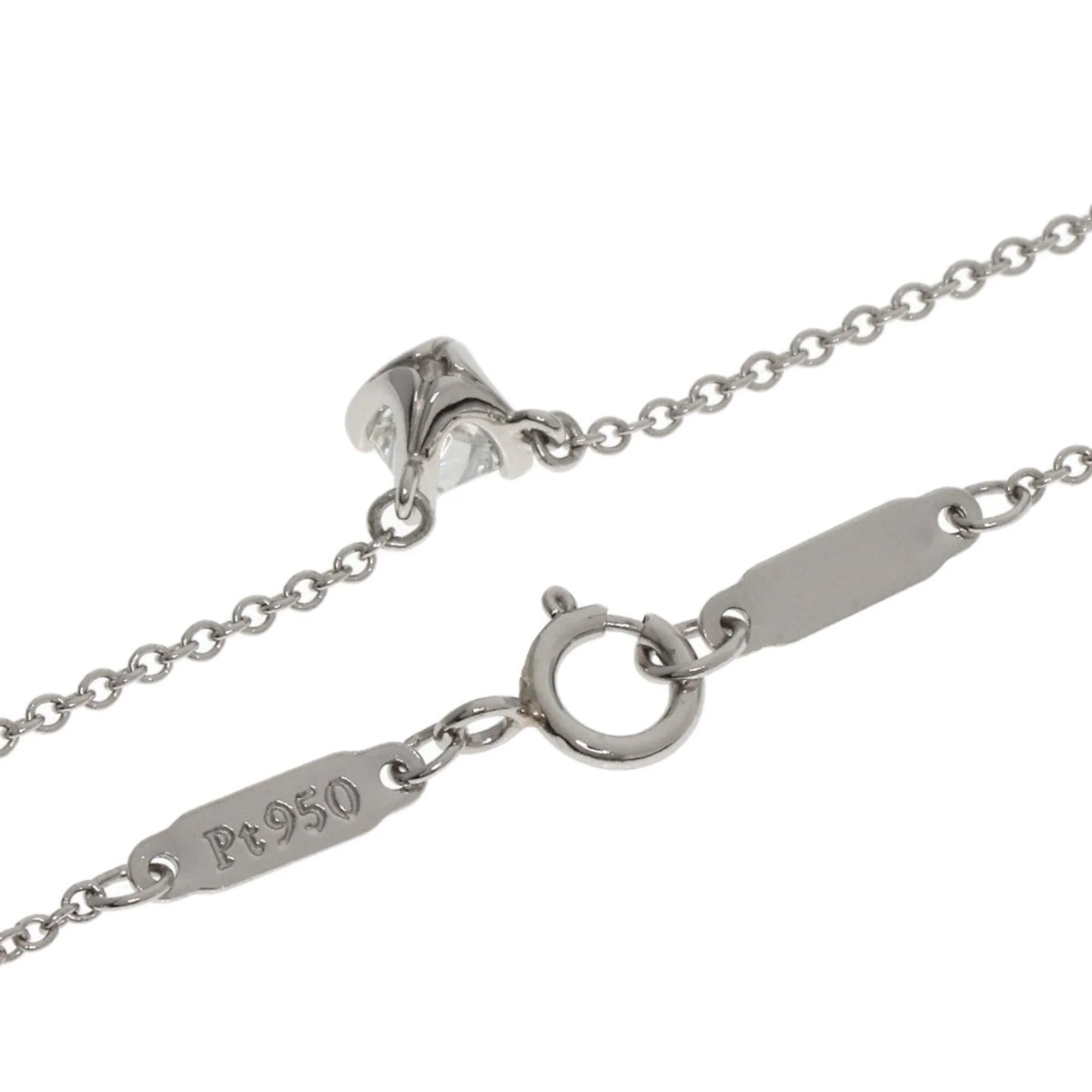 Pendant Necklace Platinum with Diamond - Image 2