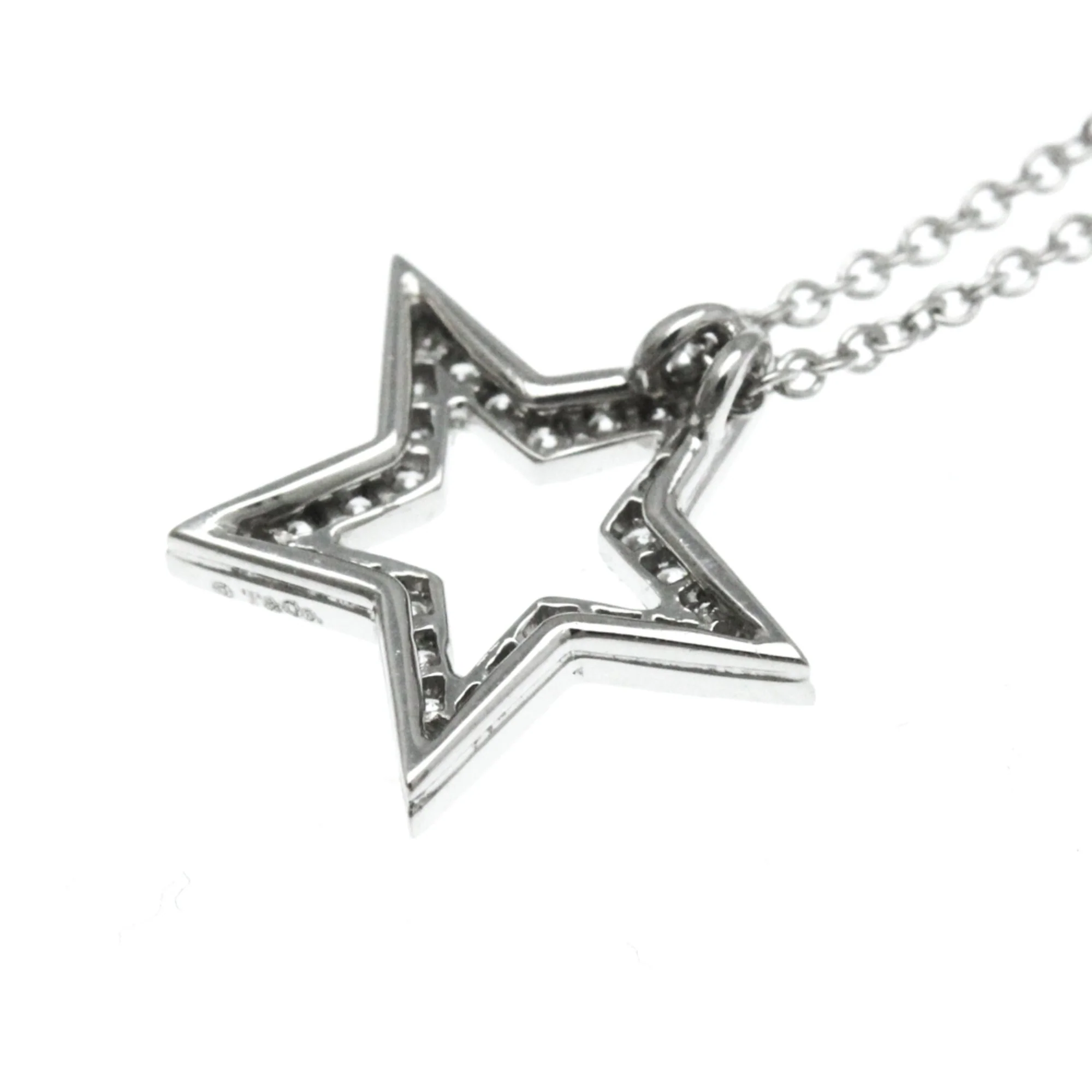 Pendant Necklace Platinum With Diamond - Image 8