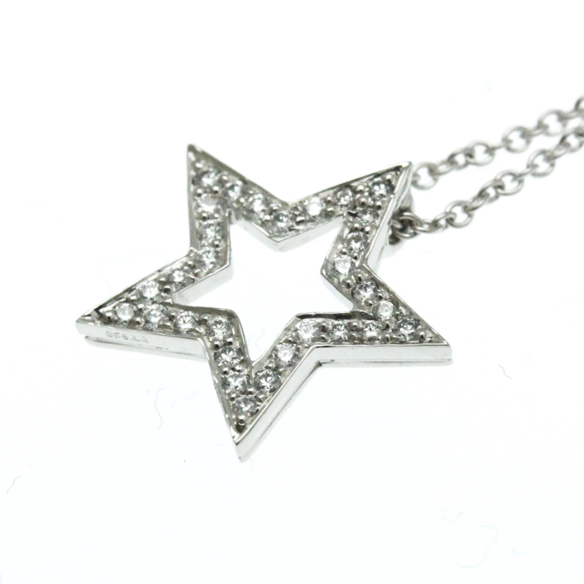Pendant Necklace Platinum With Diamond - Image 9