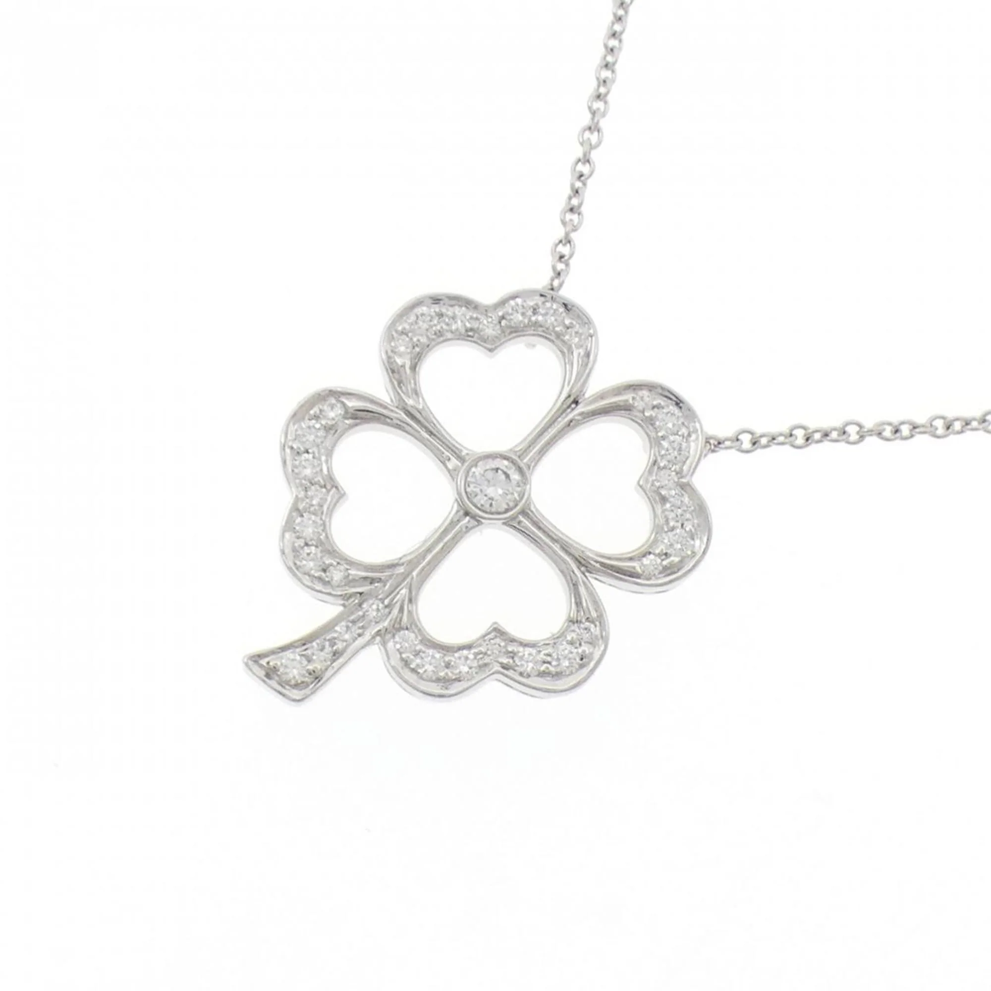 Pendant Necklace Platinum with Diamond - Image 3