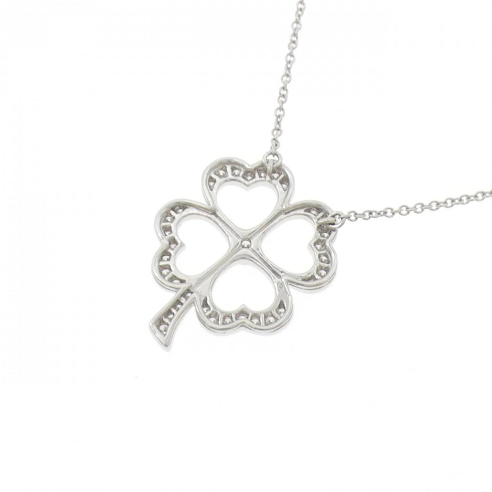 Pendant Necklace Platinum with Diamond - Image 4