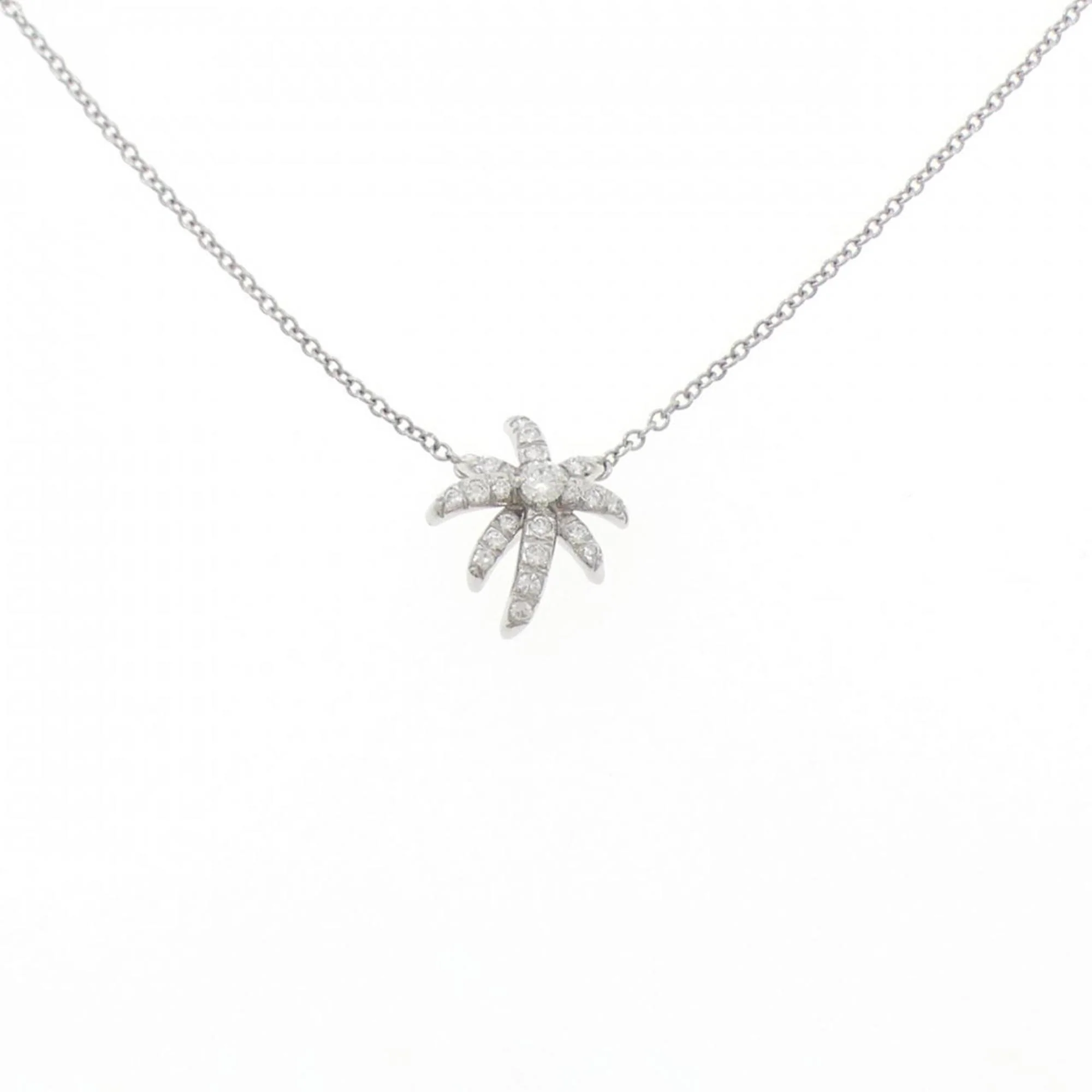 Pendant Necklace Platinum with Diamond