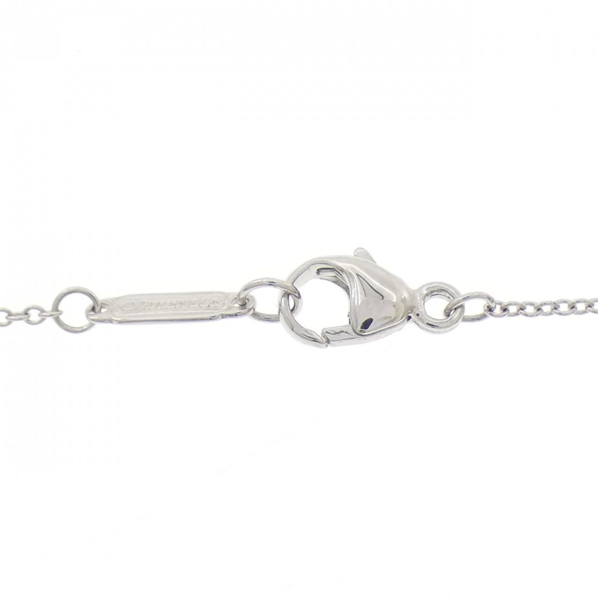 Pendant Necklace Platinum with Diamond and Pearl - Image 5