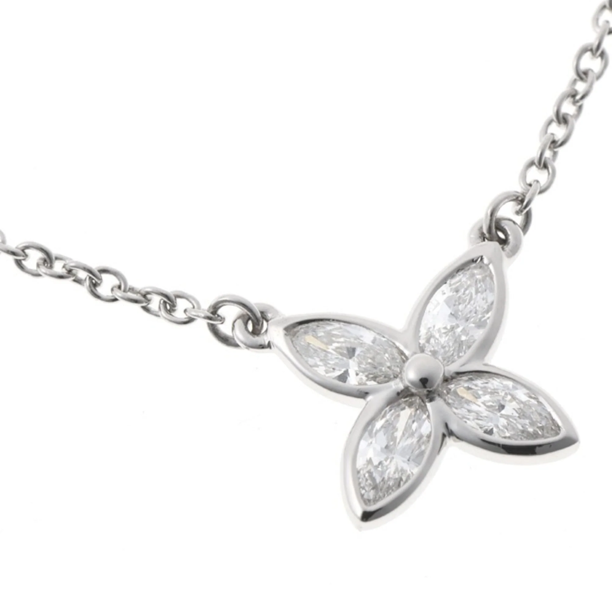Pendant Necklace Platinum with Diamond Small - Image 4