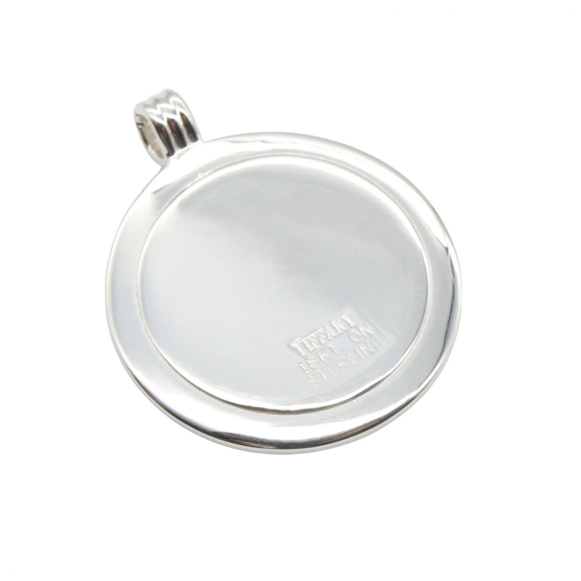 Pendant Necklace Stainless Steel and 18K Yellow Gold - Image 3