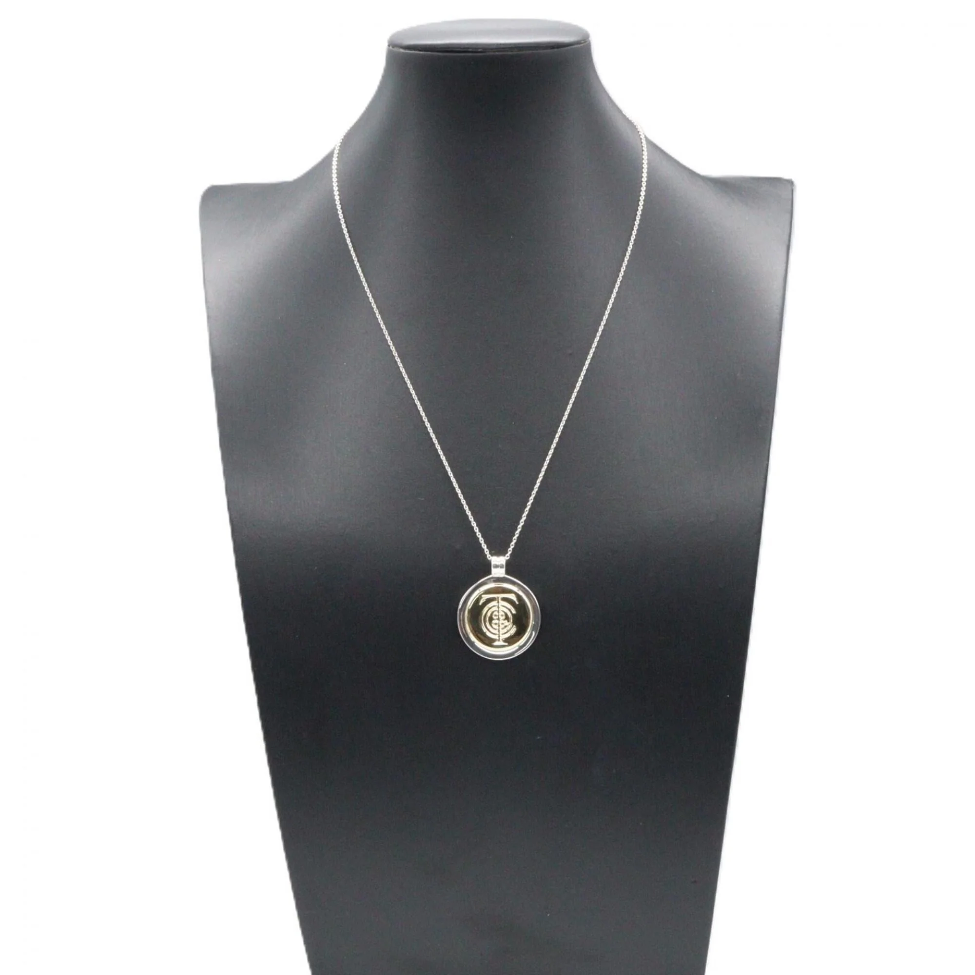 Pendant Necklace Sterling Silver and 18K Yellow Gold - Image 5