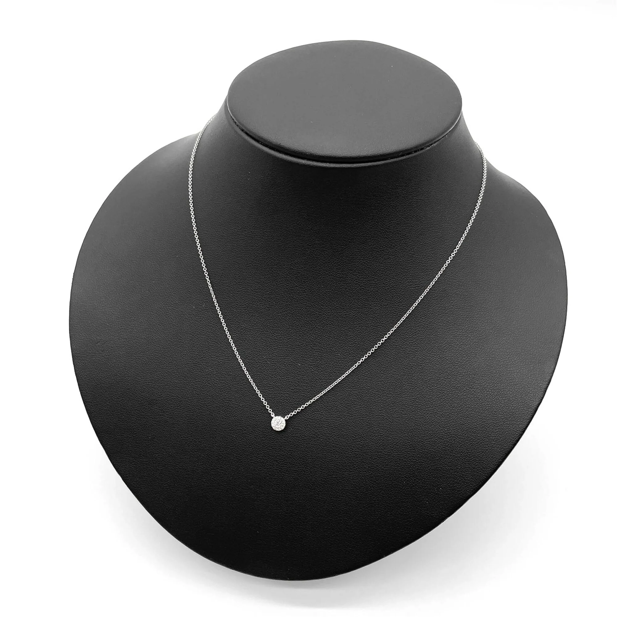 Pendant Necklace Sterling Silver with Diamond - Image 7