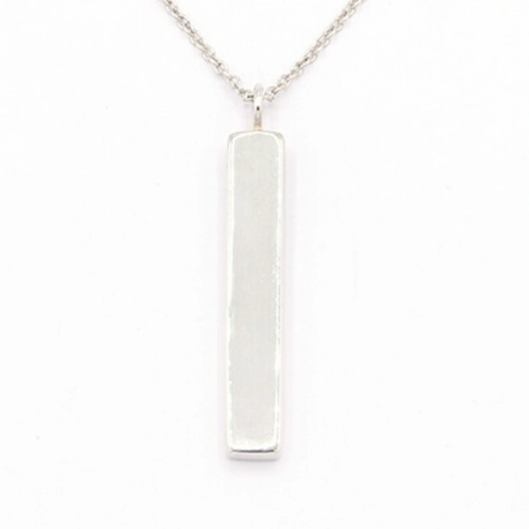 Pendant Necklace Sterling Silver with Diamond - Image 2