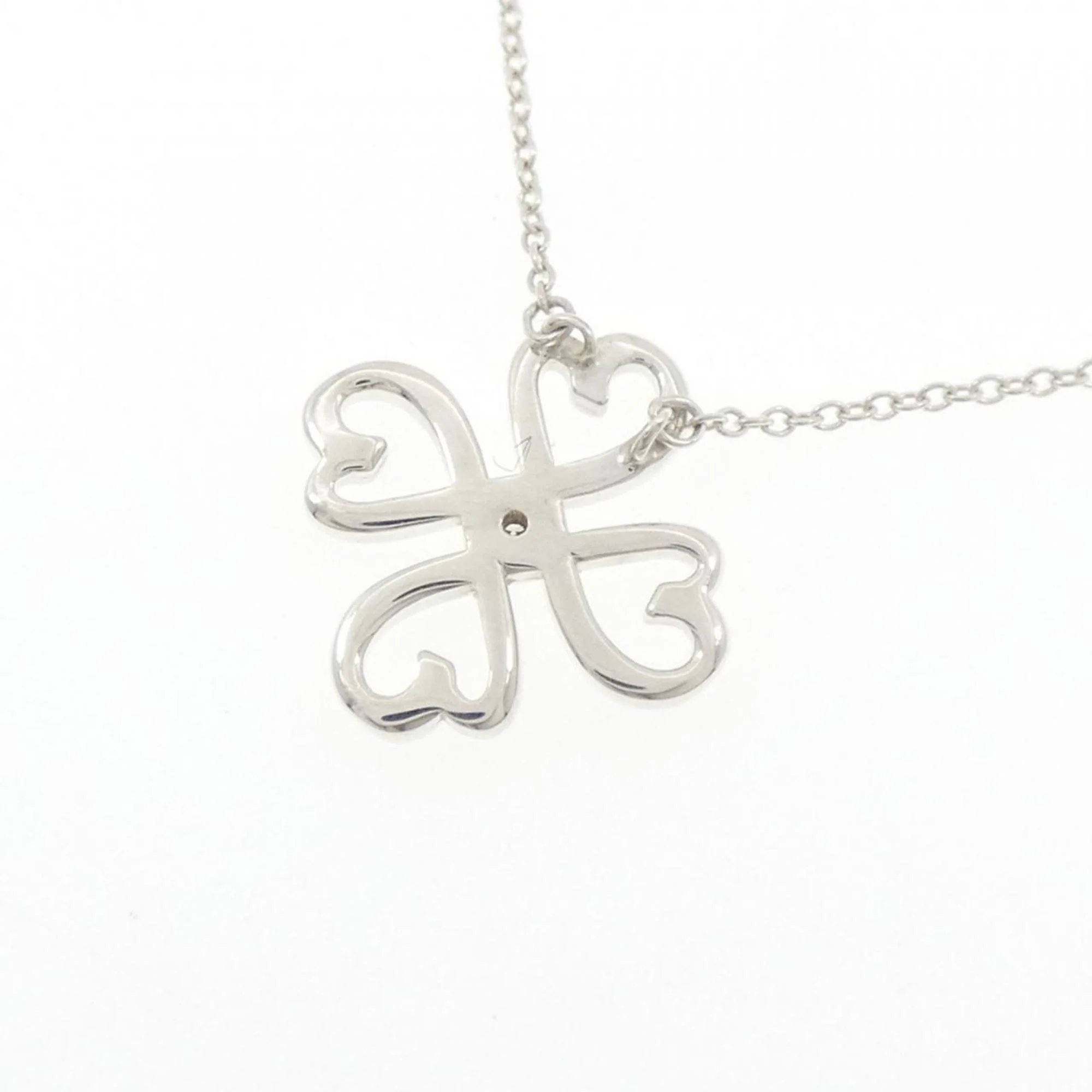 Pendant Necklace Sterling Silver with Diamond - Image 4