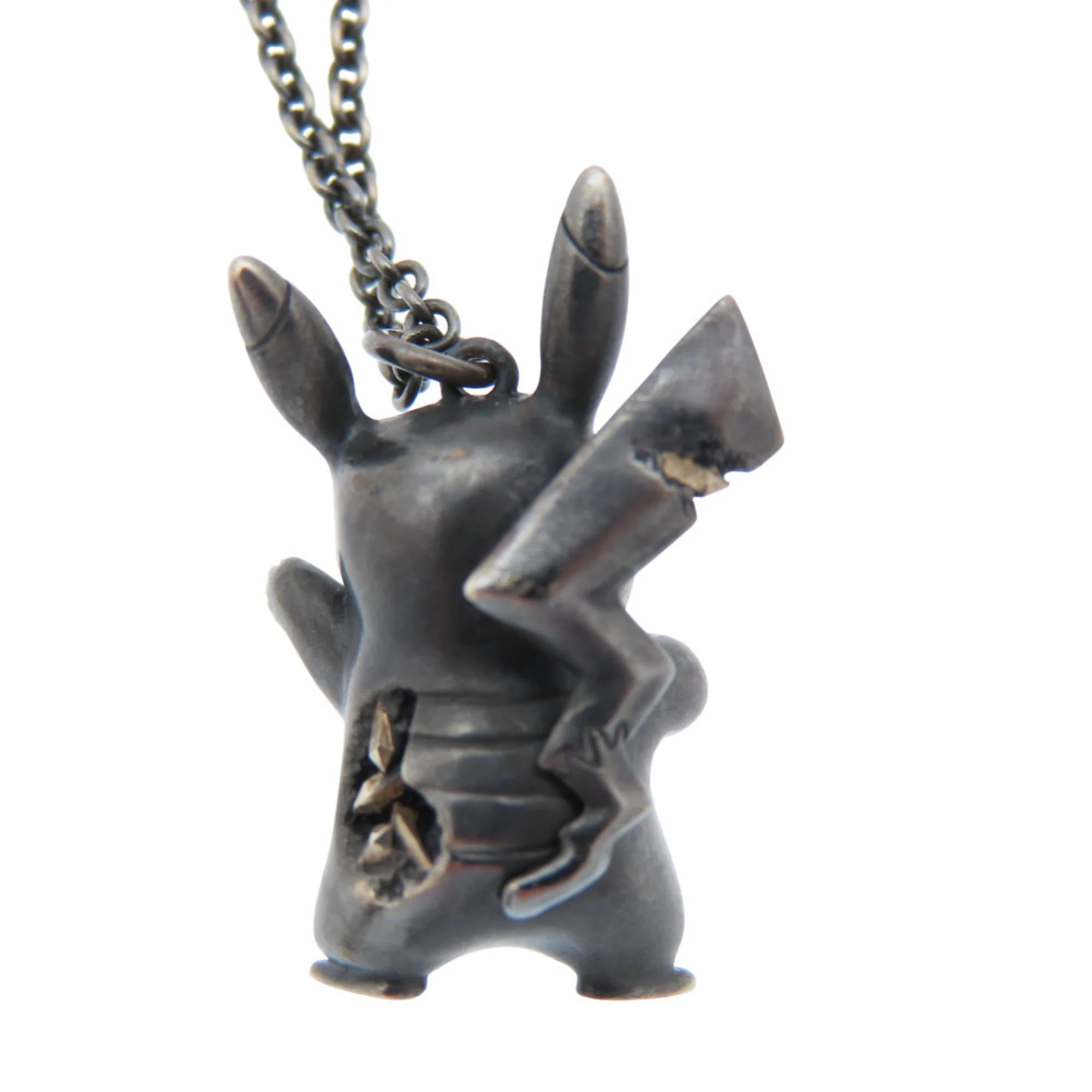 Pendant Necklace Sterling Silver with Diamond - Image 9