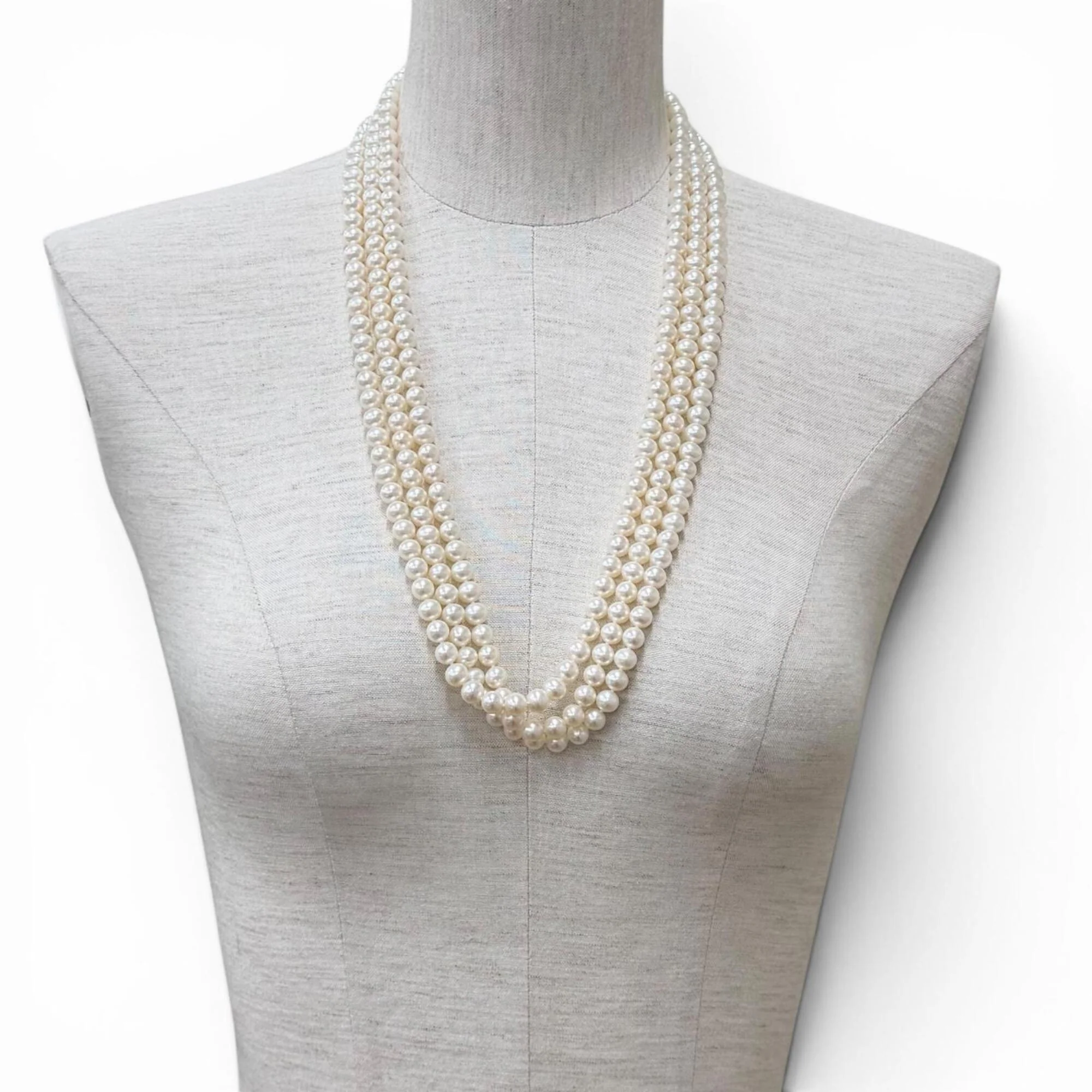 Pendant Necklace Sterling Silver with Pearl - Image 3