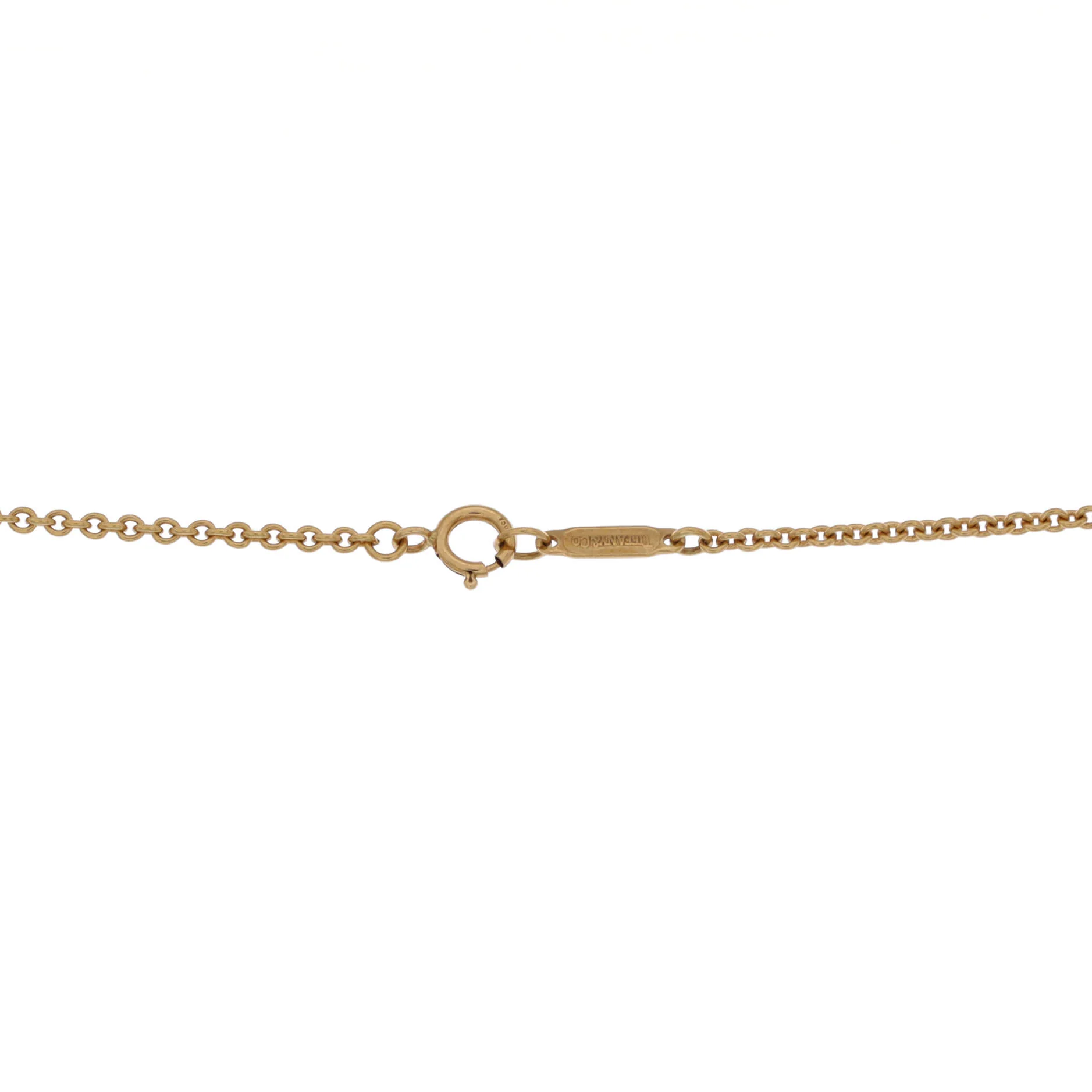 Pinched Heart Chain Necklace 18K Yellow Gold - Image 3