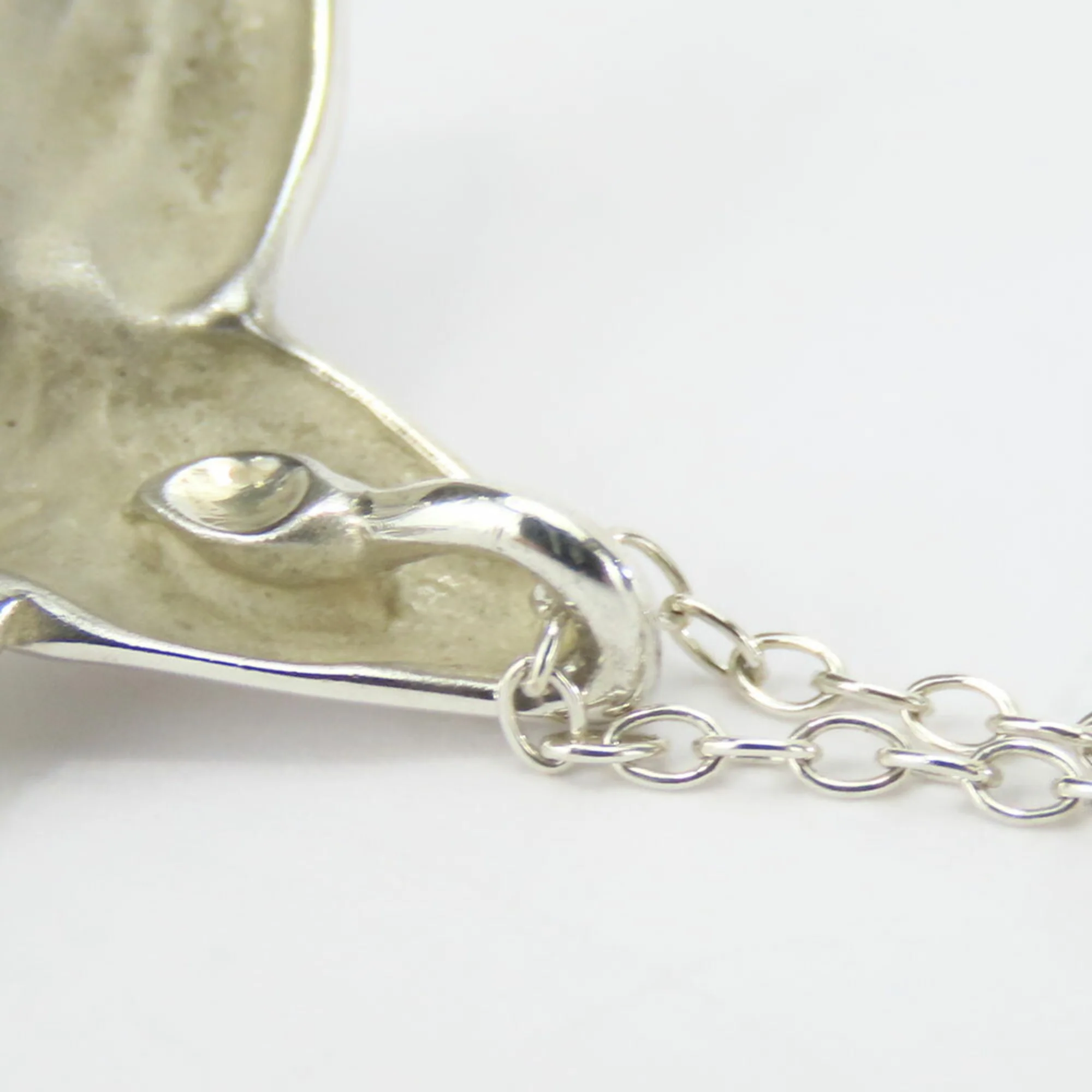 Poinsettia Pendant Necklace Sterling Silver - Image 5