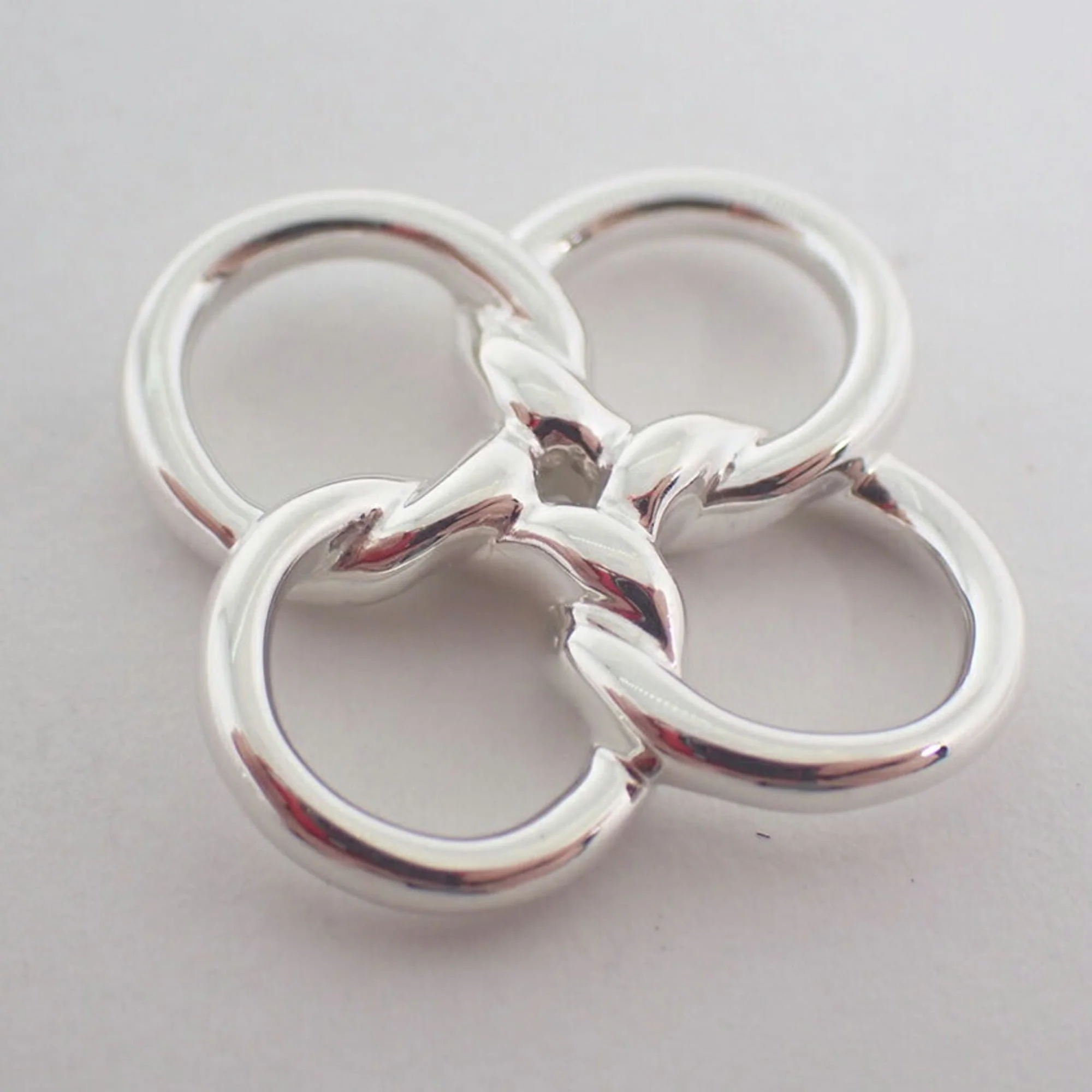 Quadrofolio Pendant Necklace Sterling Silver - Image 3