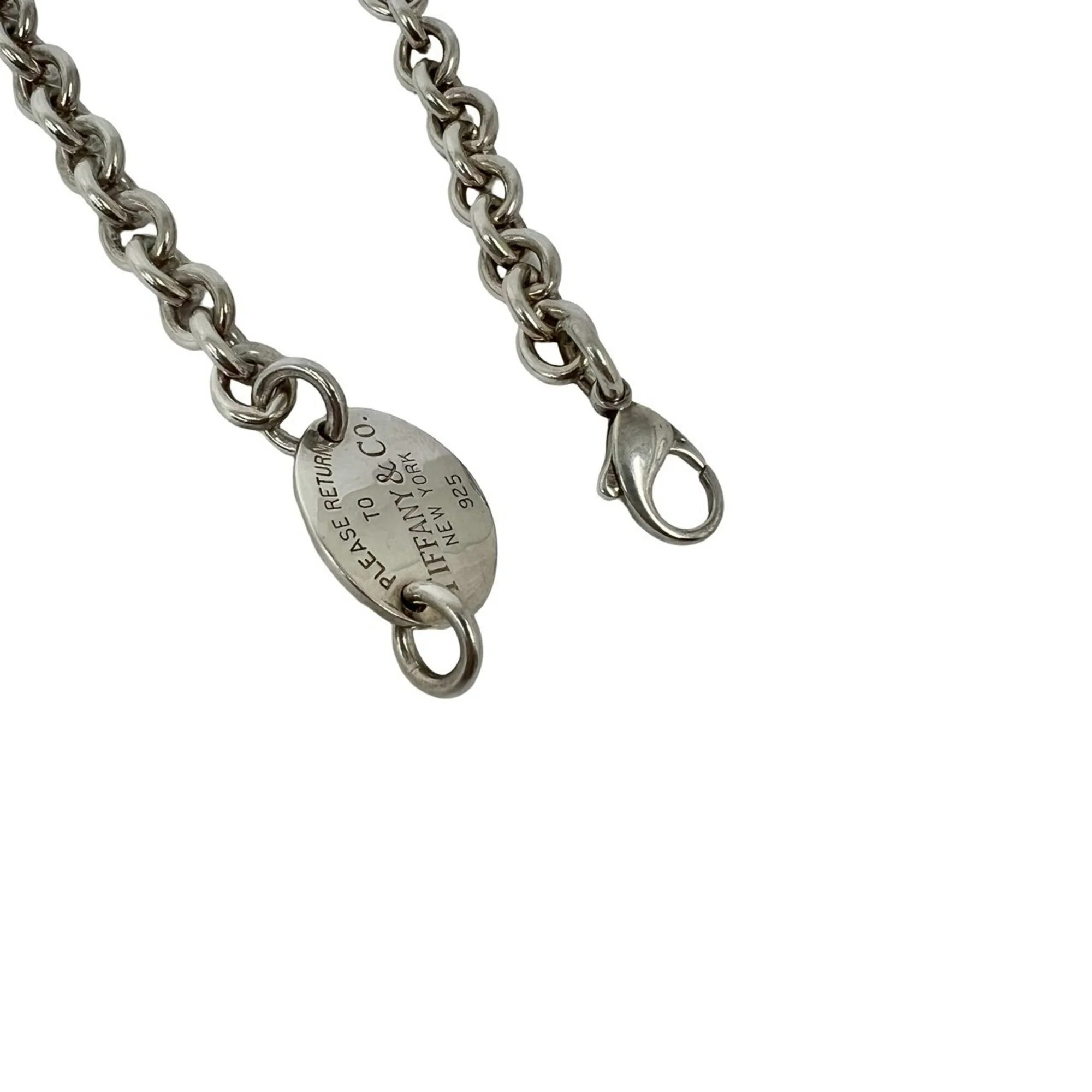 Return To Pendant Necklace Sterling Silver Oval - Image 4