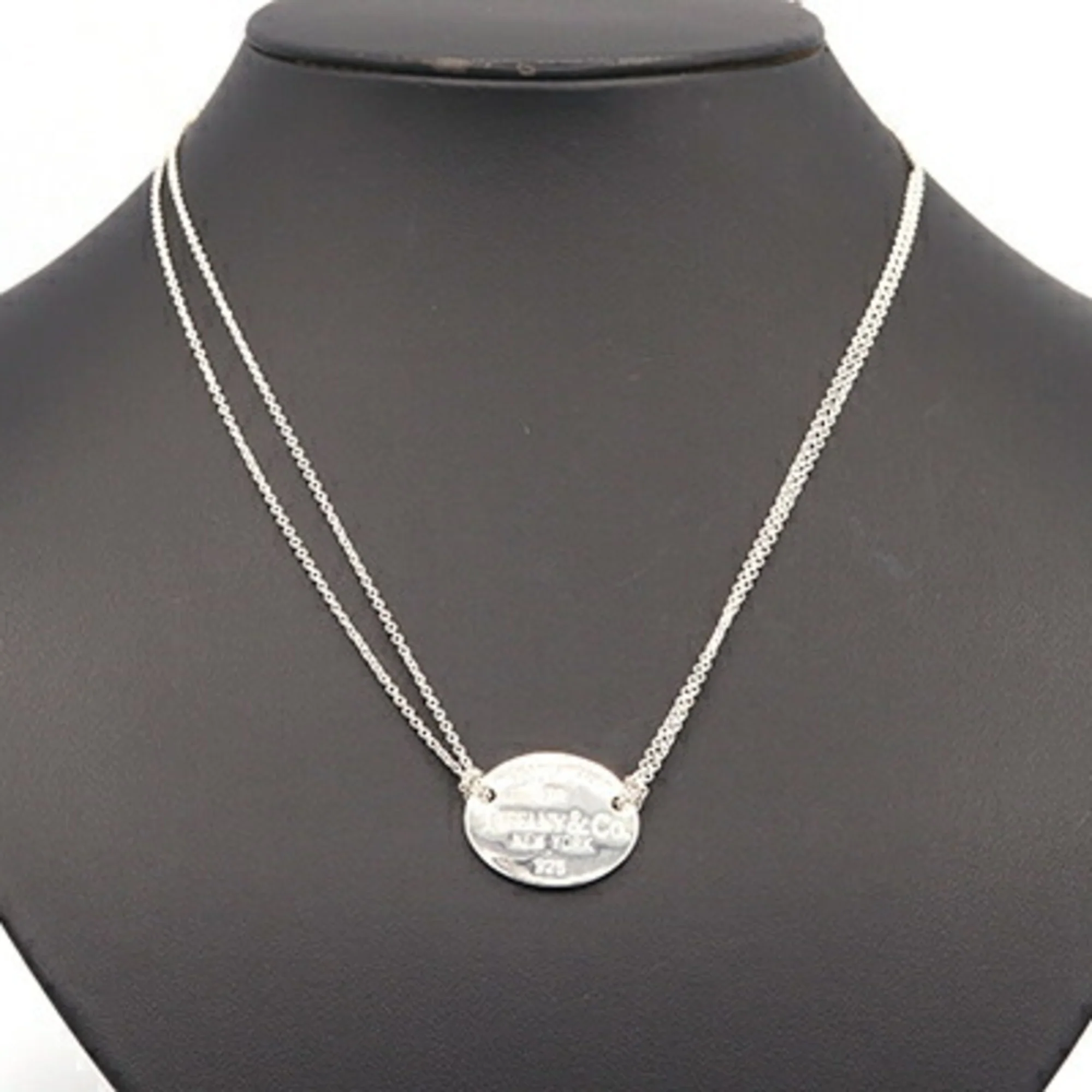 Return To Tiffany Chain Oval Pendant Necklace Sterling Silver - Image 6