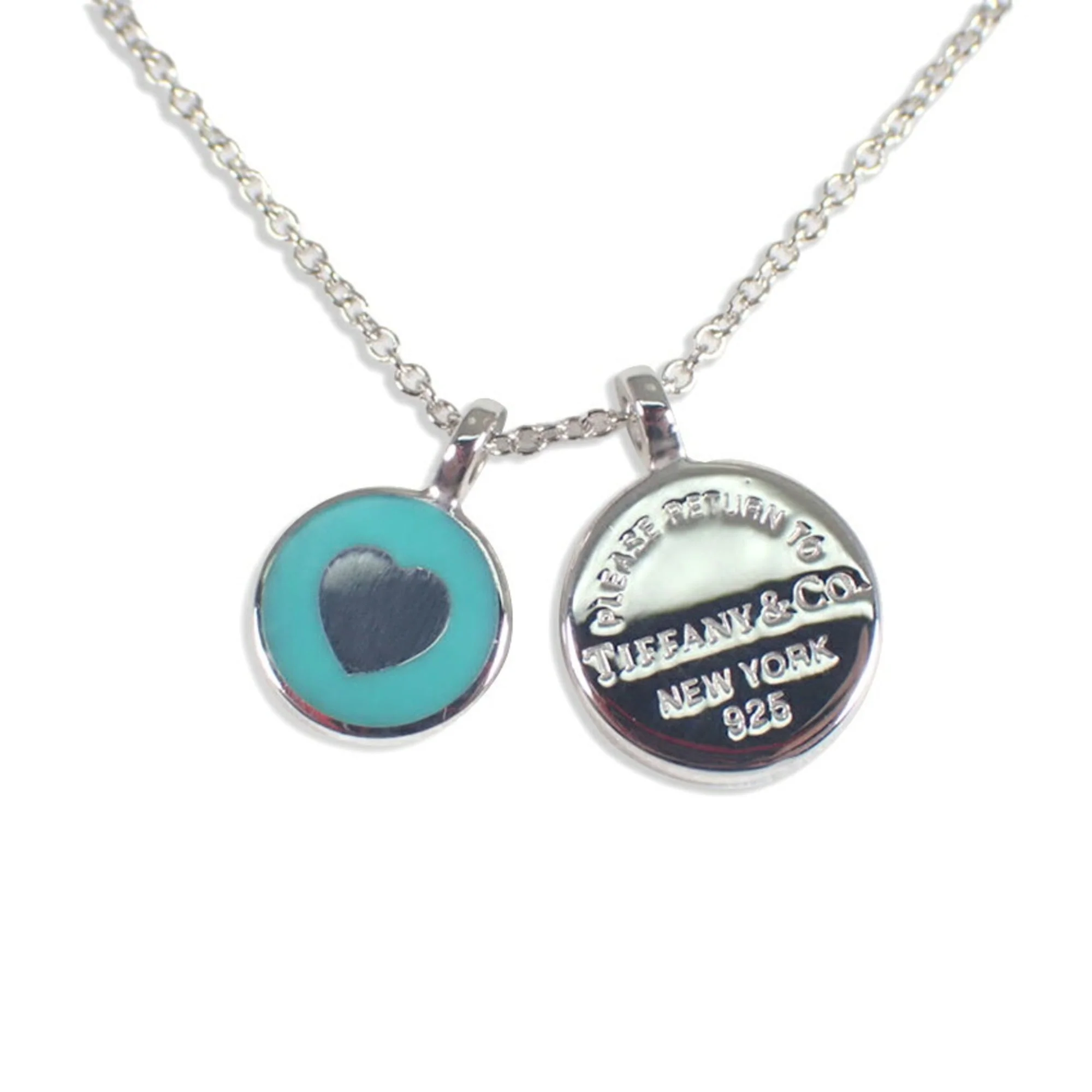 Return To Tiffany Circle Pendant Necklace Sterling Silver - Image 2