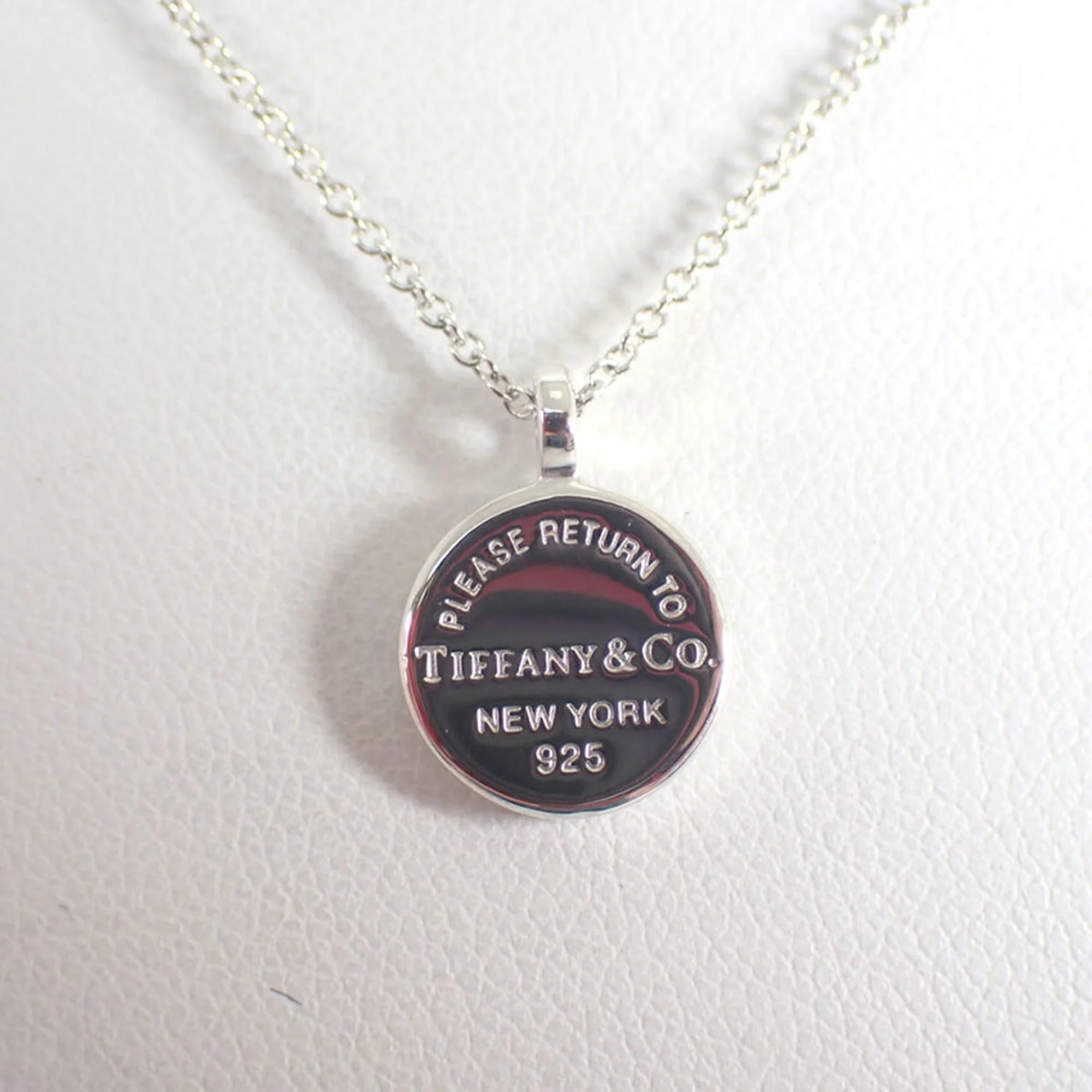 Return To Tiffany Circle Pendant Necklace Sterling Silver - Image 5