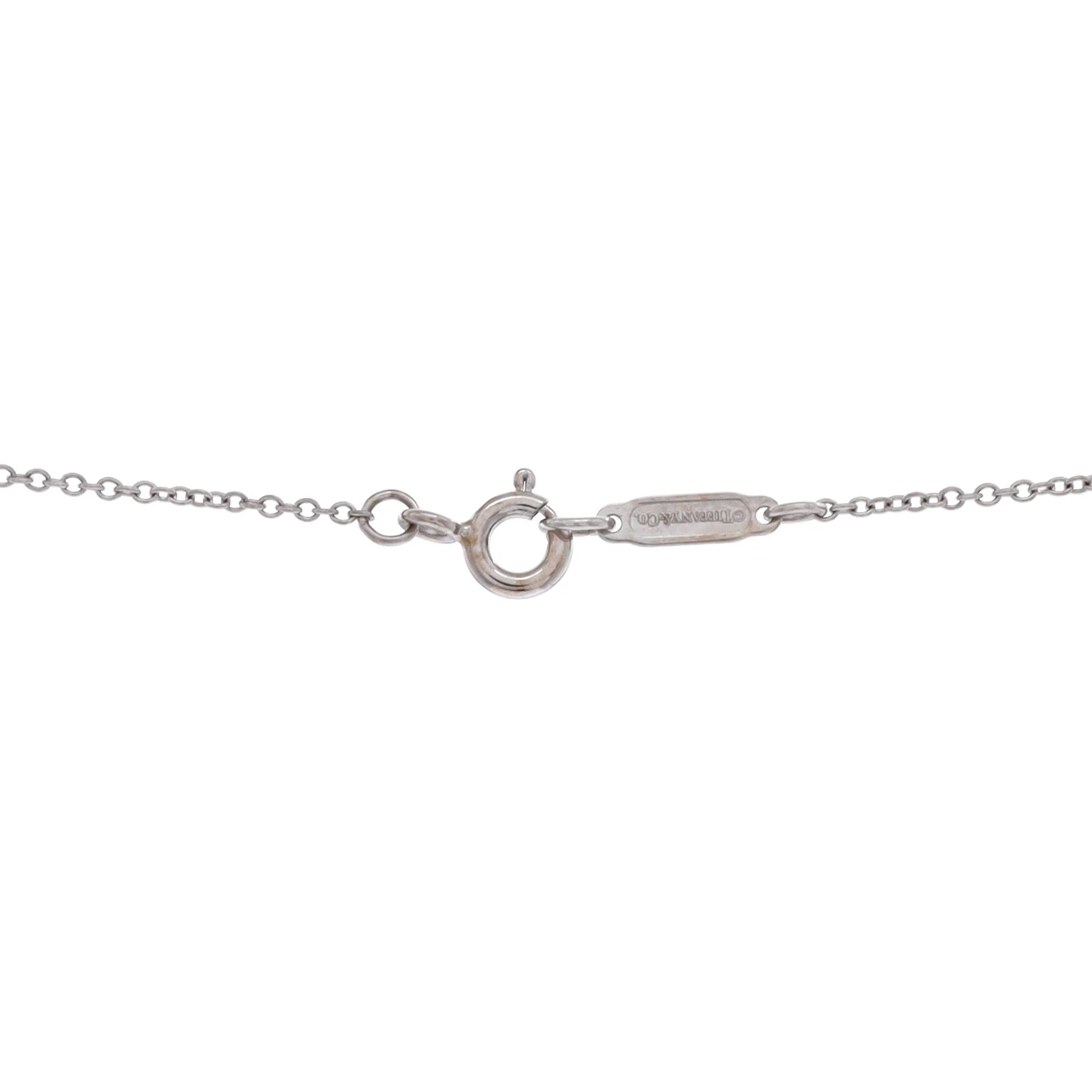 Return to Tiffany Heart Pendant Necklace 18K White Gold with Diamonds - Image 3