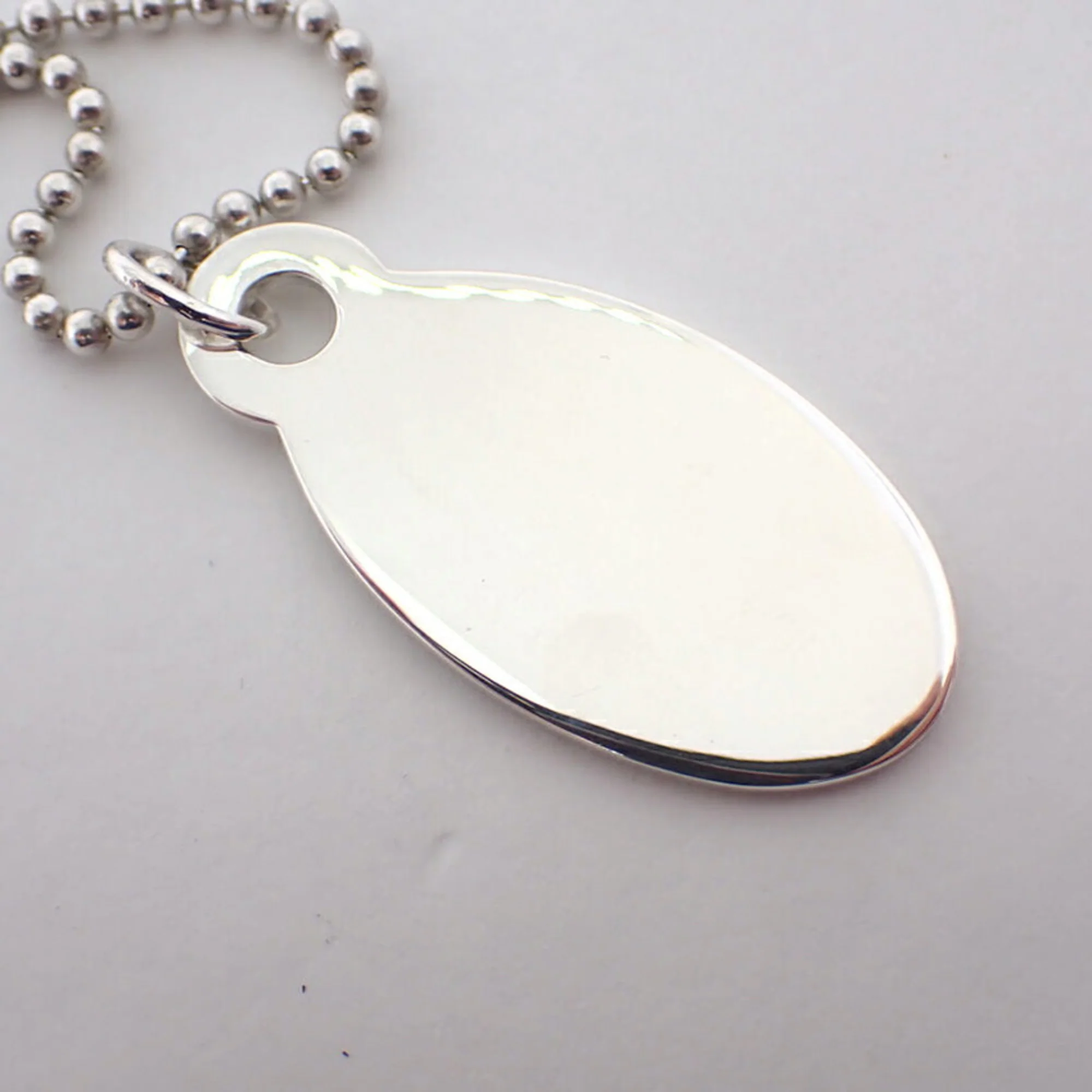 Return To Tiffany Oval Pendant Necklace Sterling Silver - Image 6