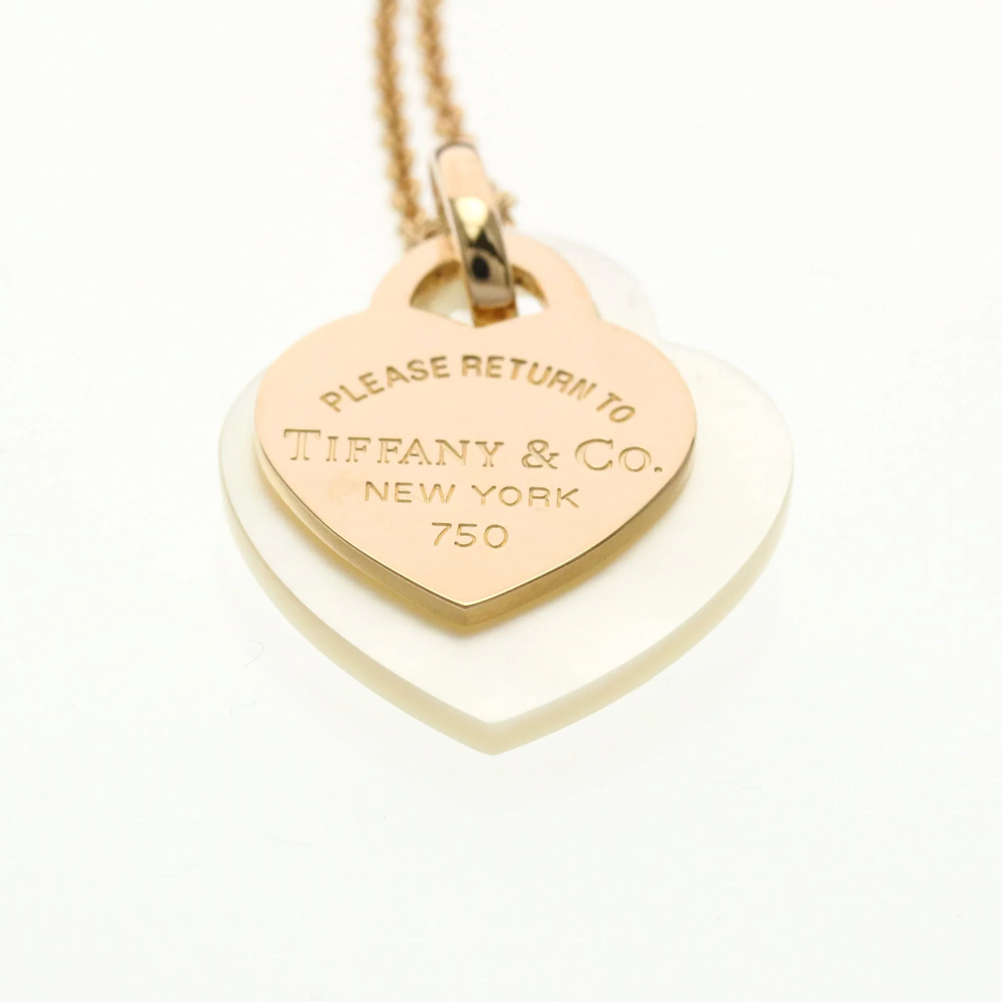 Return To Tiffany Pendant Necklace 18K Rose Gold - Image 4