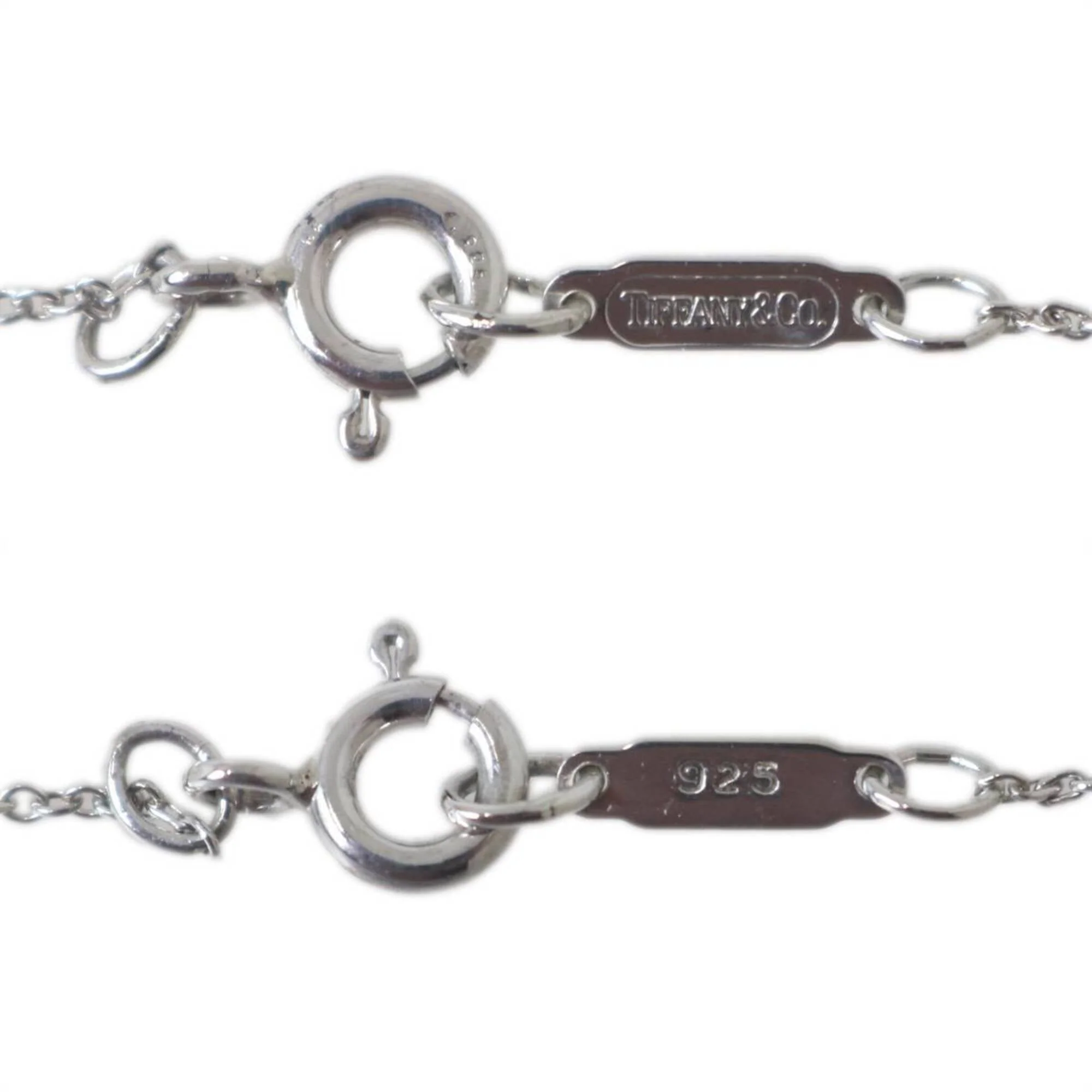 Ribbon Motif Pendant Necklace Sterling Silver - Image 7