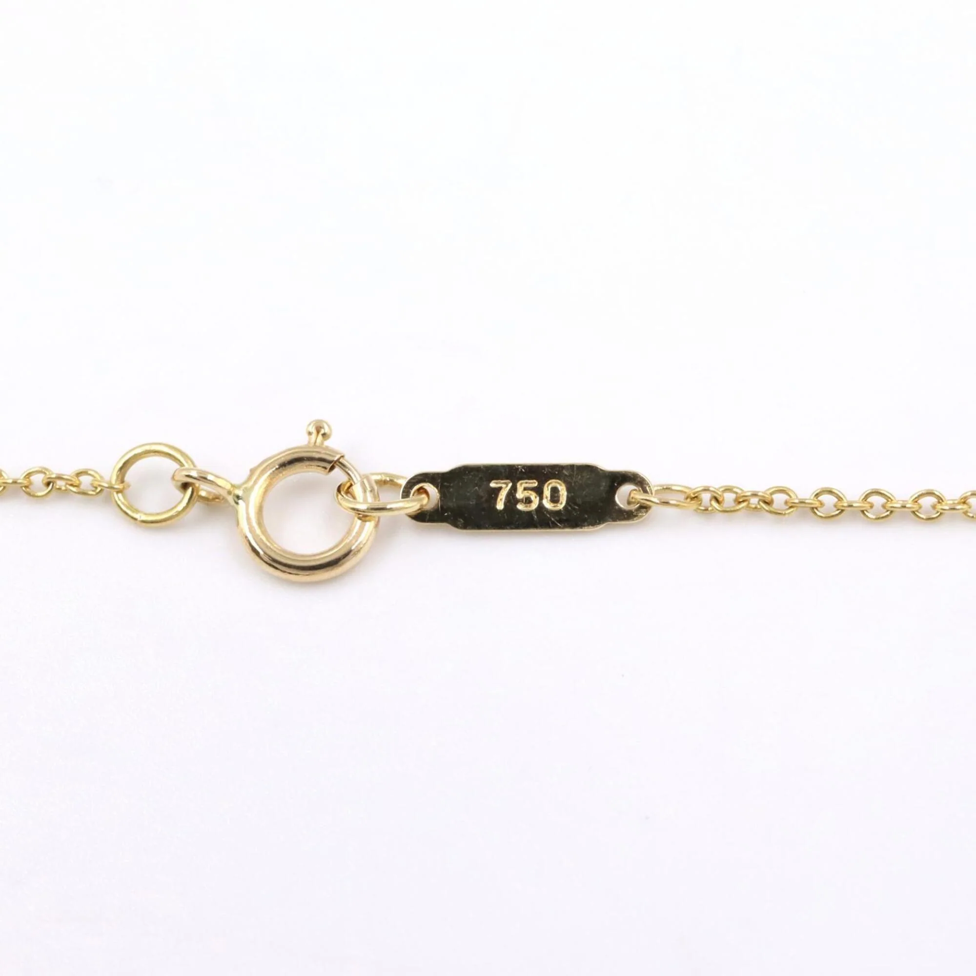 Ribbon Pendant Necklace 18K Yellow Gold - Image 5