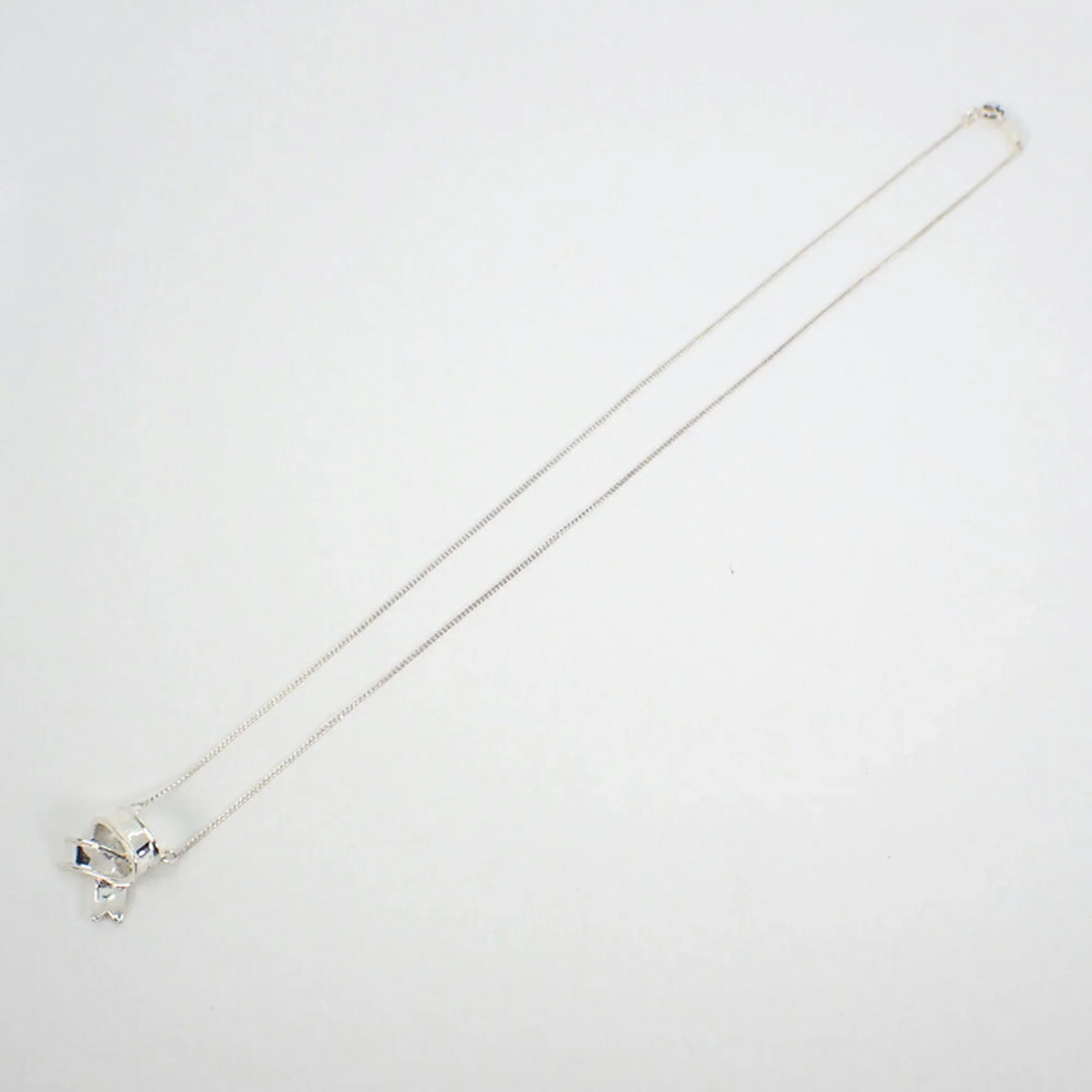 Ribbon Pendant Necklace Sterling Silver - Image 6