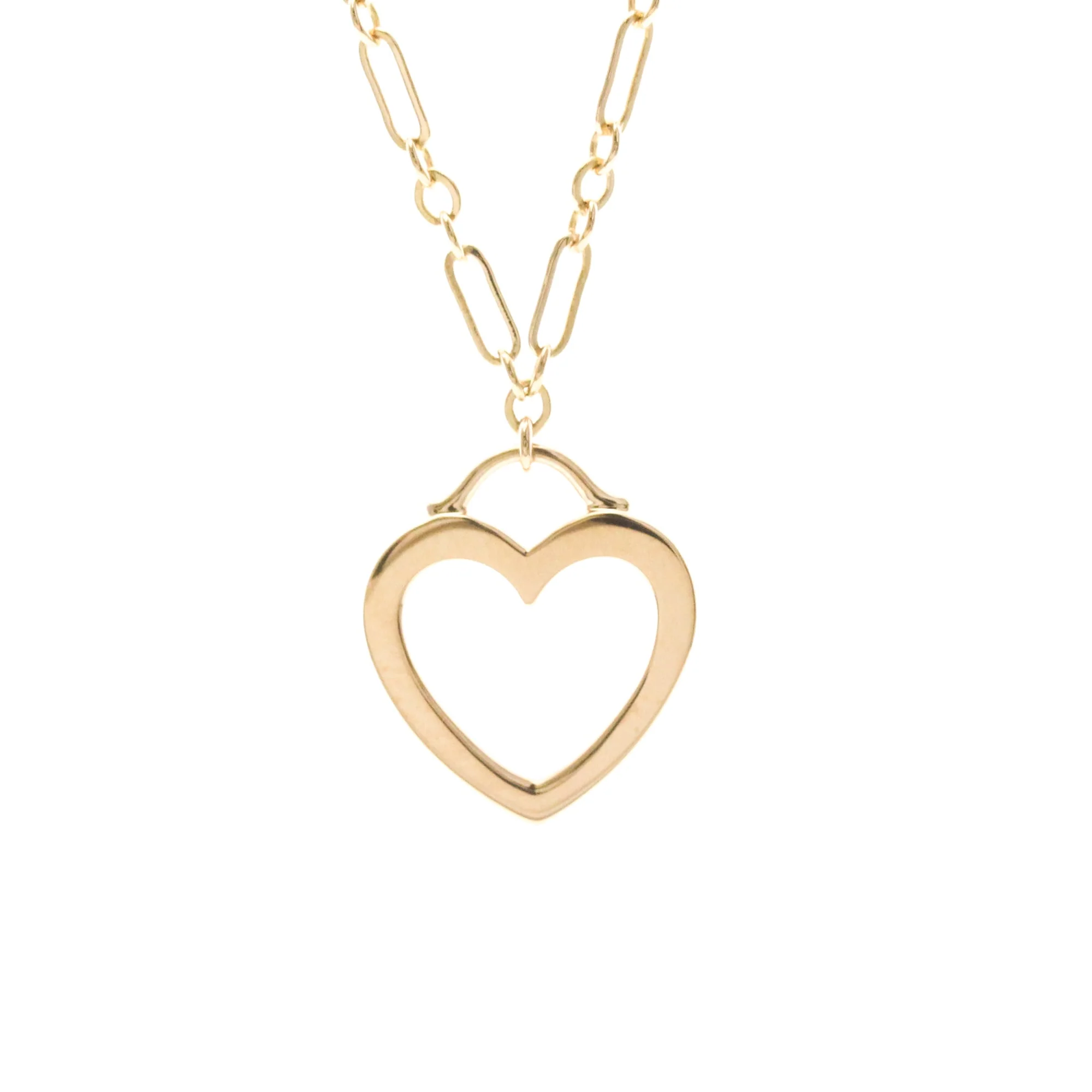 Sentimental Heart Pendant Necklace 18K Rose Gold - Image 2