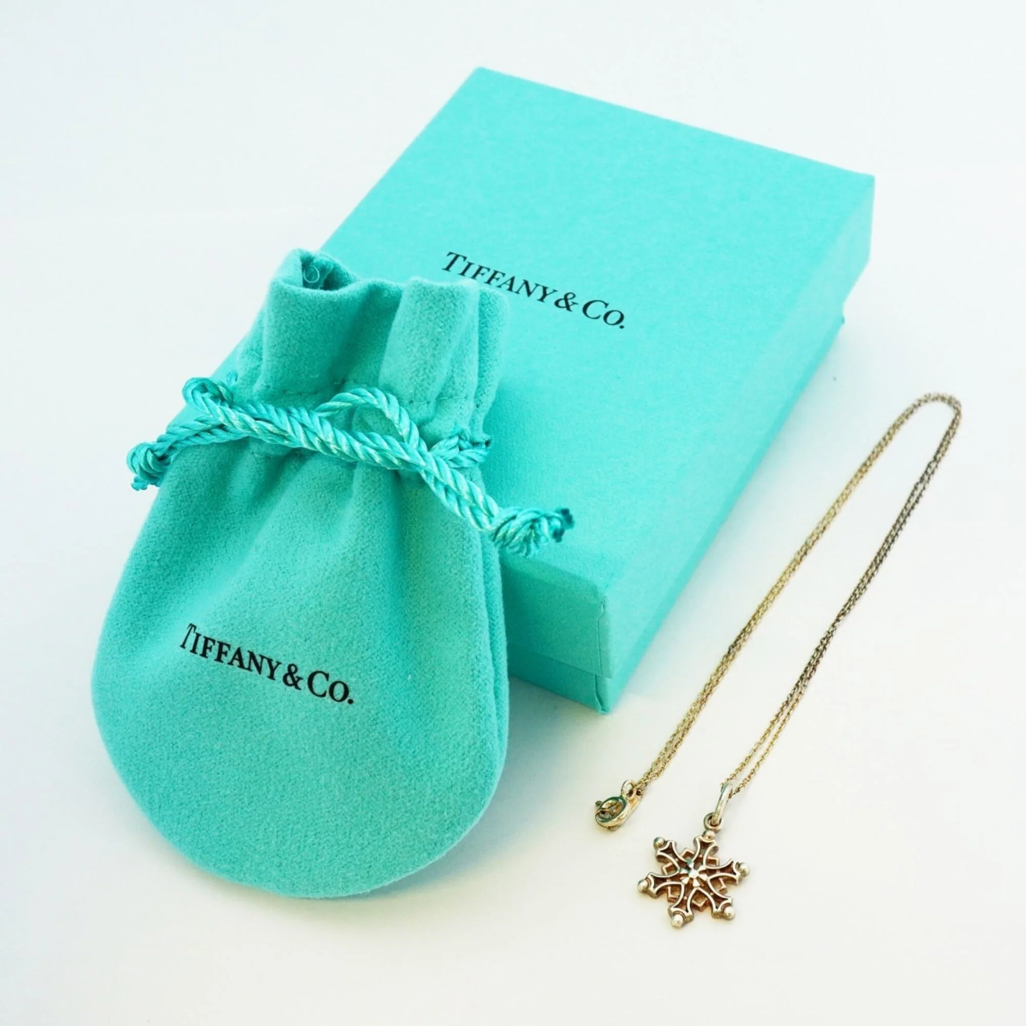 Snowflake Pendant Necklace Sterling Silver - Image 8