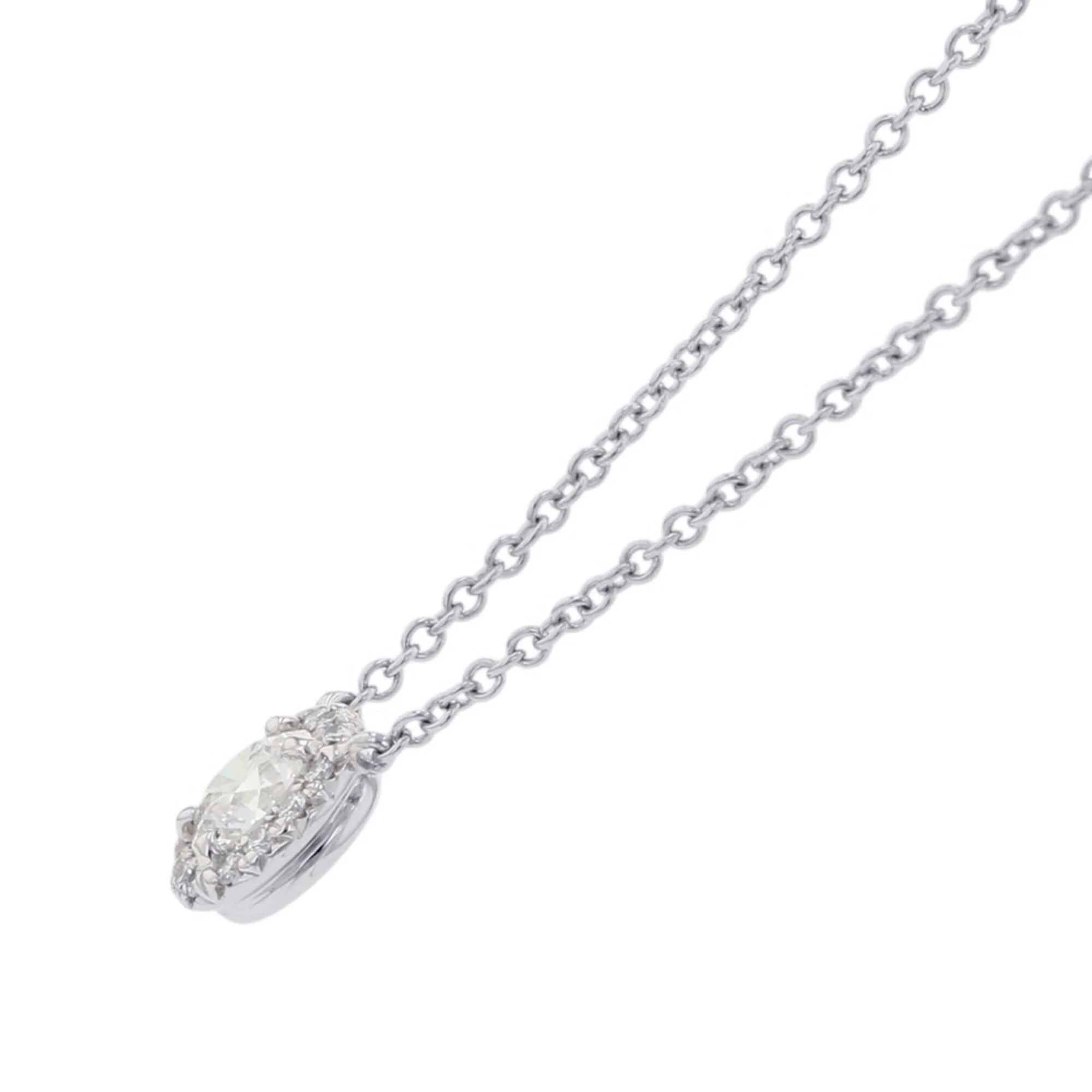 Soleste Pendant Necklace Platinum With Diamond - Image 2