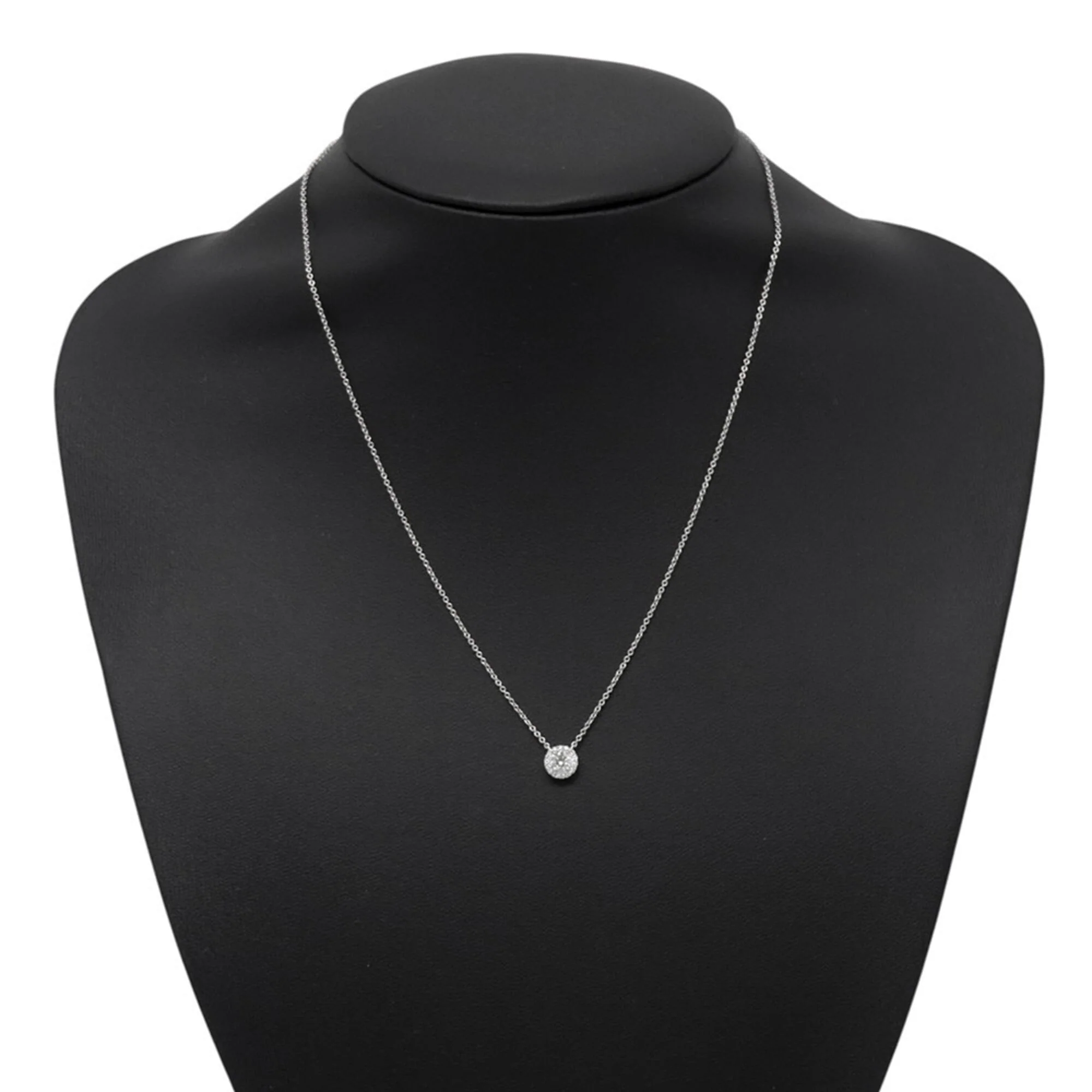 Soleste Pendant Necklace Platinum With Diamond - Image 4