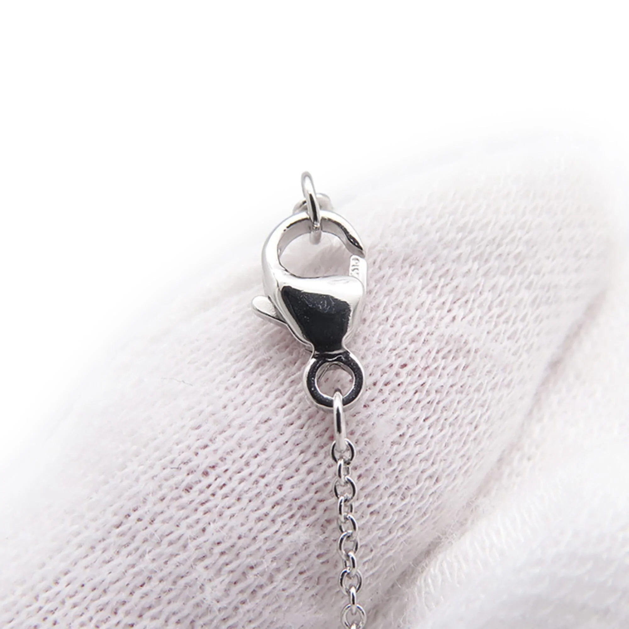 Soleste Pendant Necklace Platinum With Diamond - Image 6