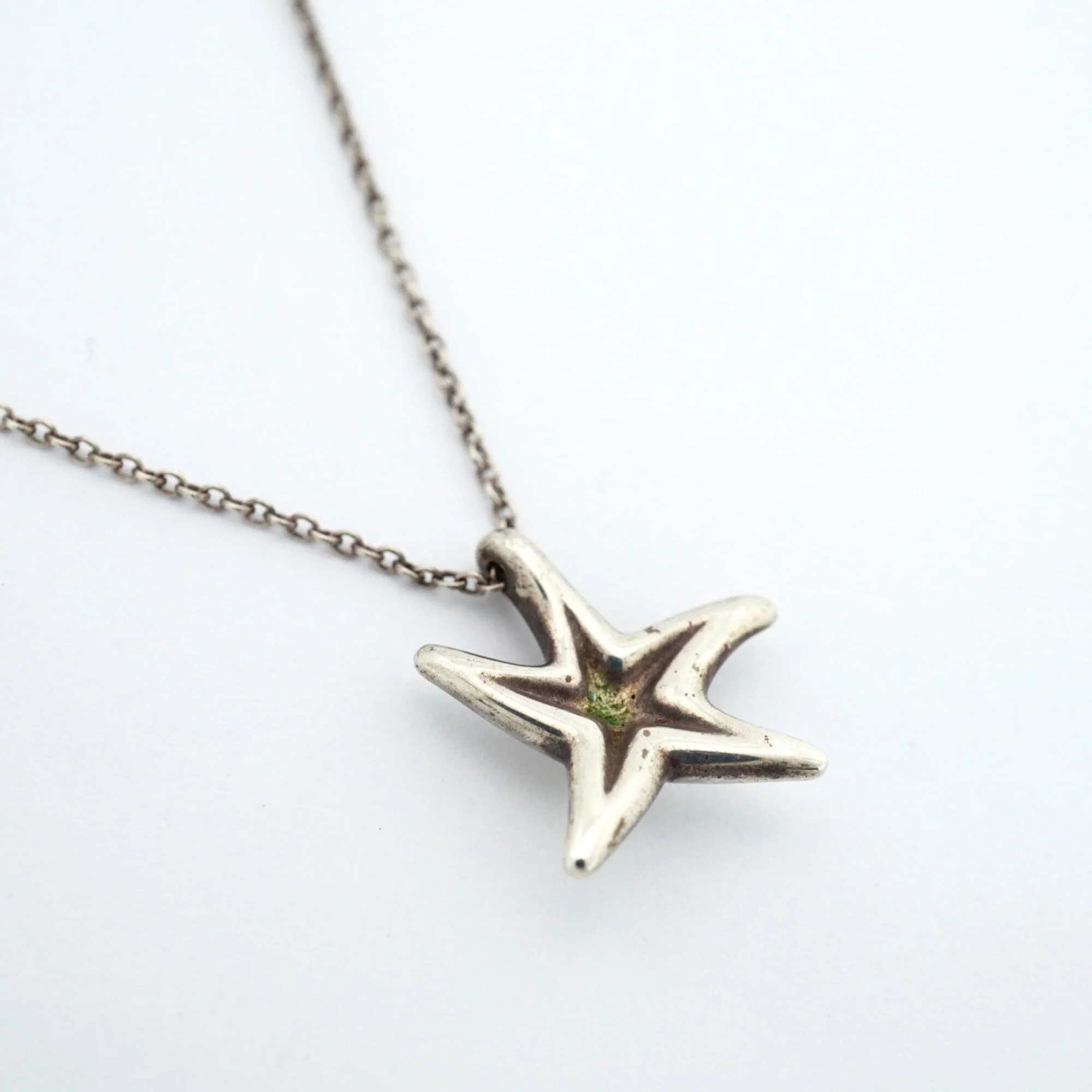 Starfish Pendant Necklace Sterling Silver - Image 2