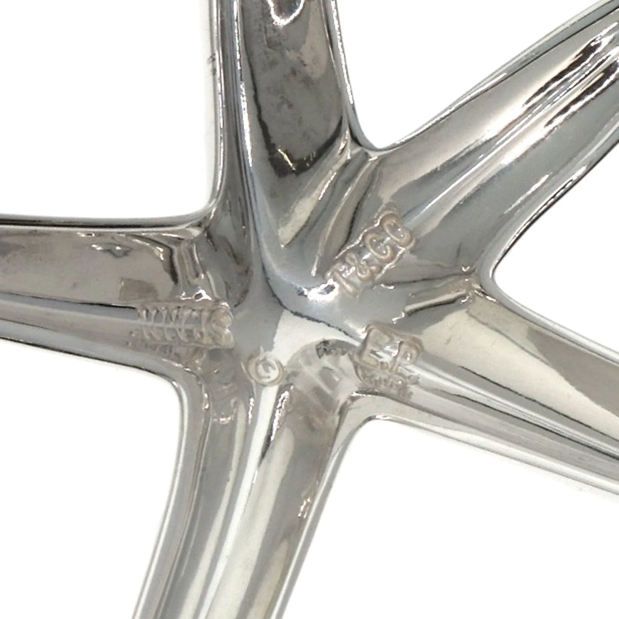 Starfish Pendant Necklace Sterling Silver Medium - Image 6