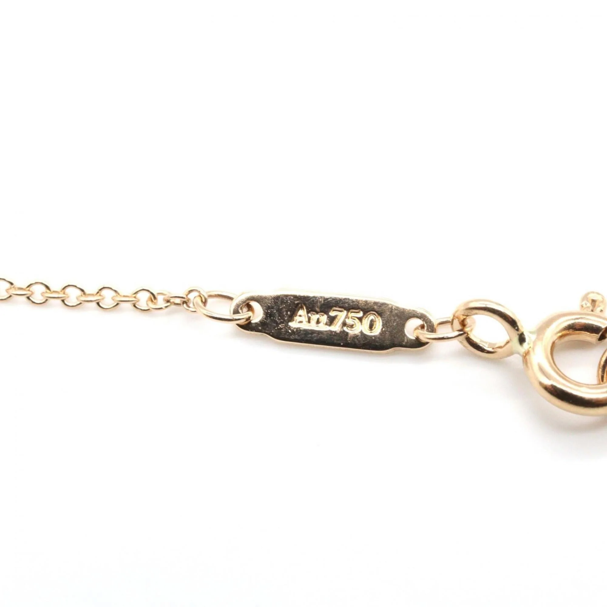 T Smile Mini Pendant Necklace 18K Rose Gold - Image 4