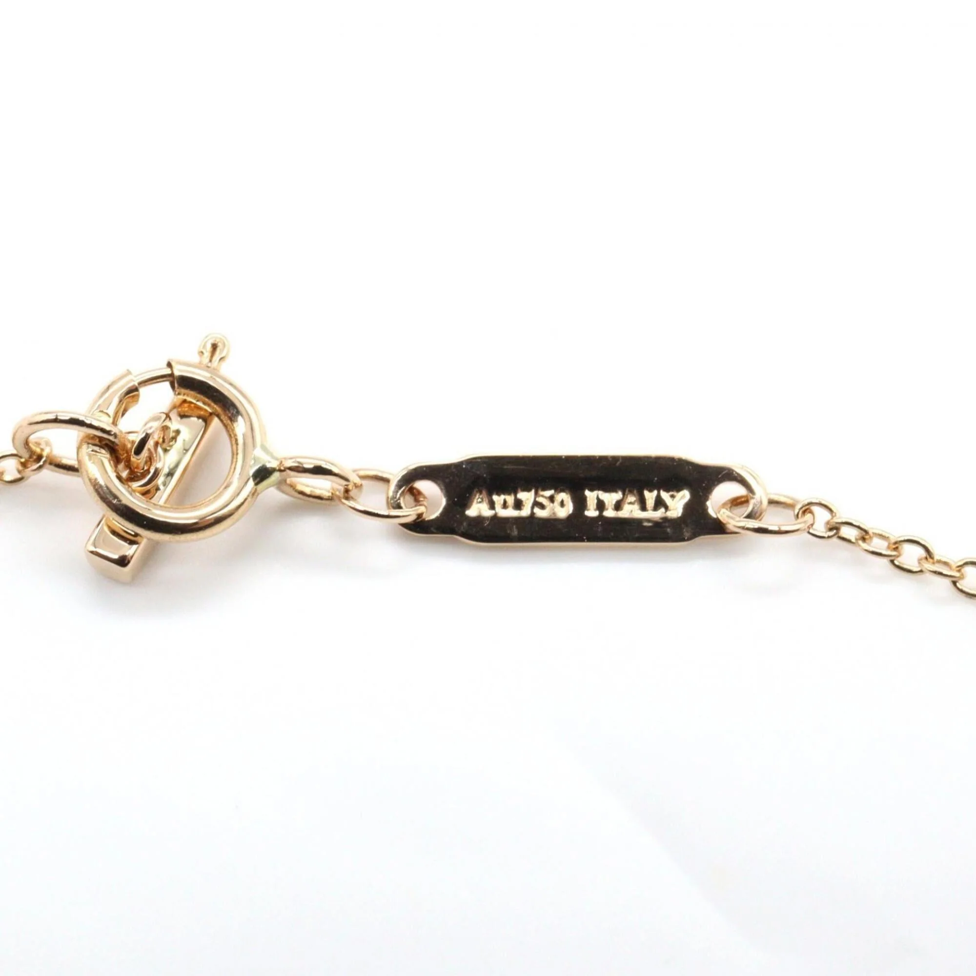 T Smile Mini Pendant Necklace 18K Rose Gold - Image 4