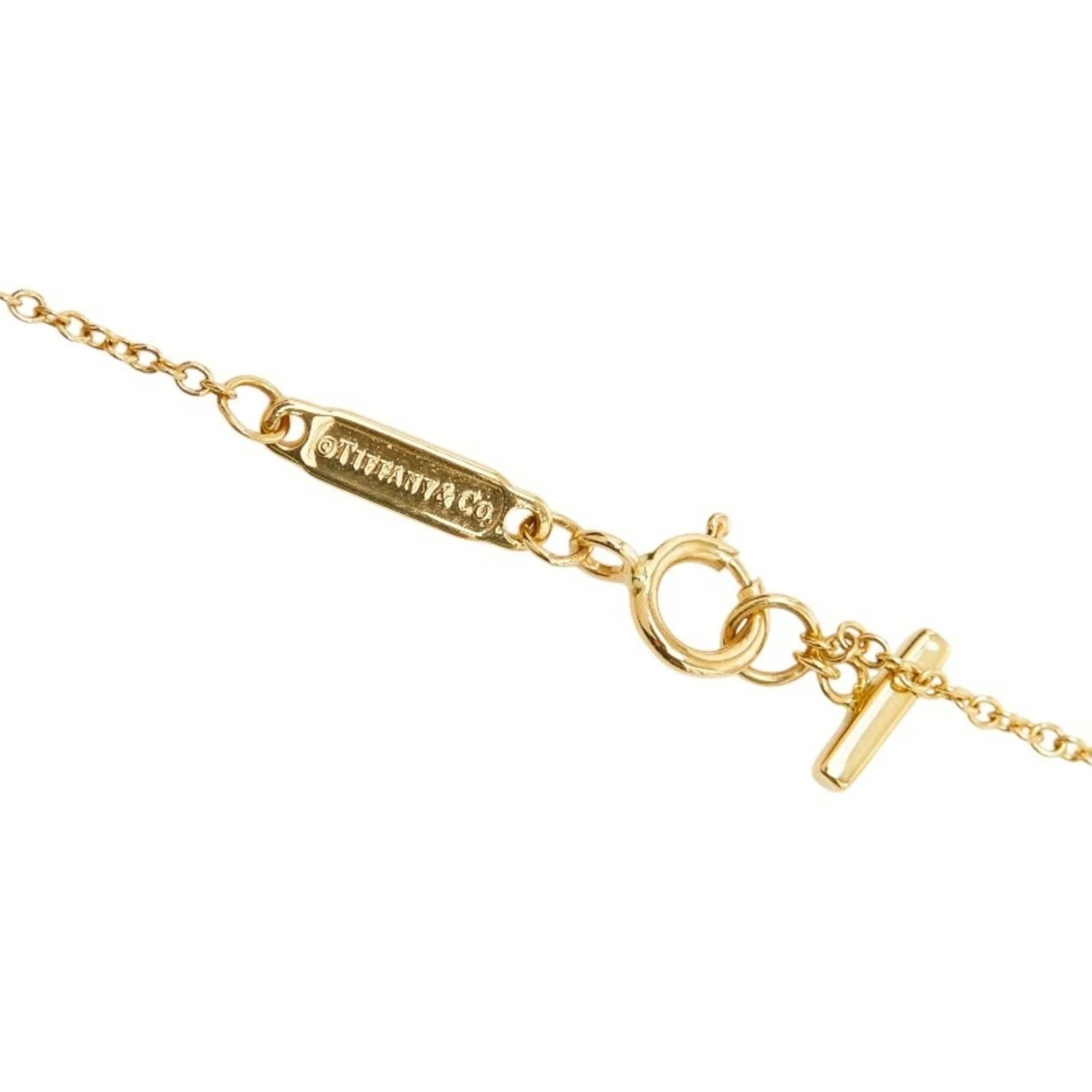 T Smile Mini Pendant Necklace 18K Yellow Gold - Image 5