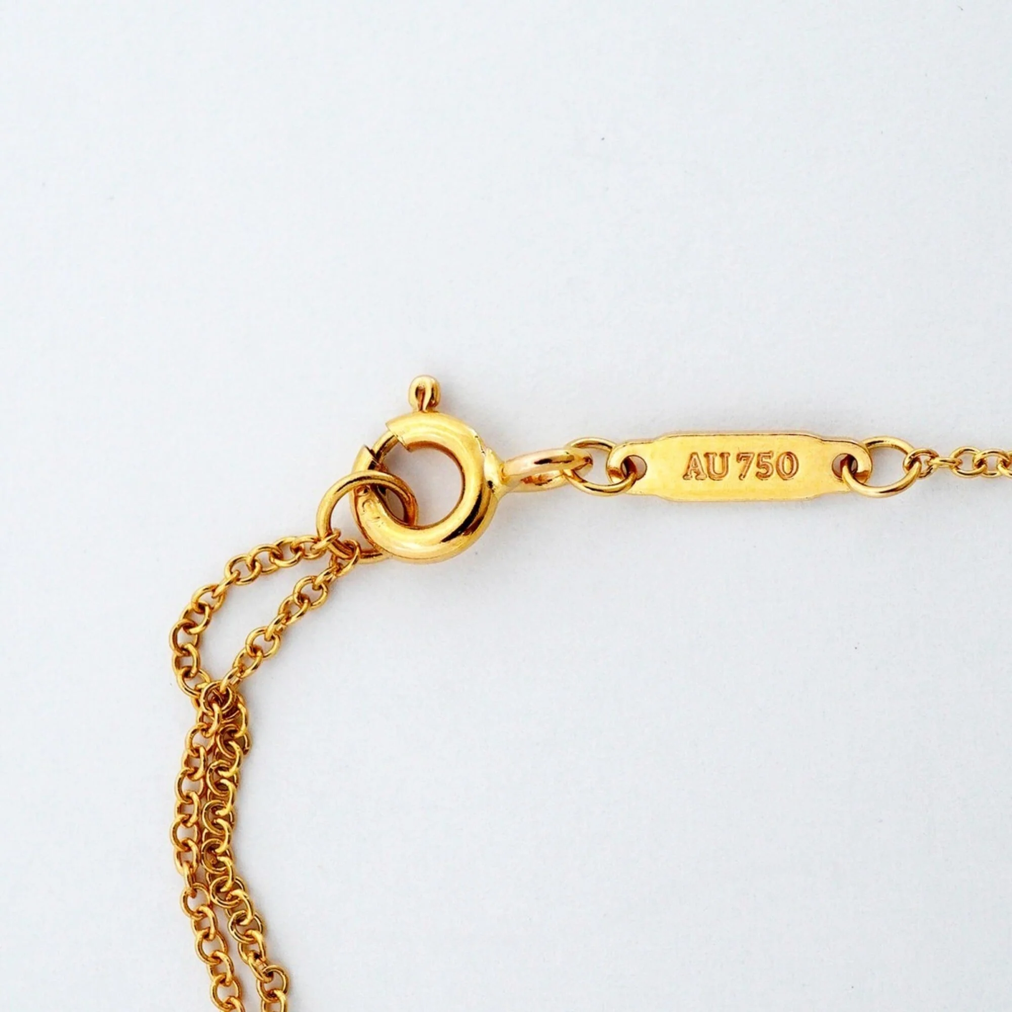 T Smile Pendant Necklace 18K Rose Gold - Image 5