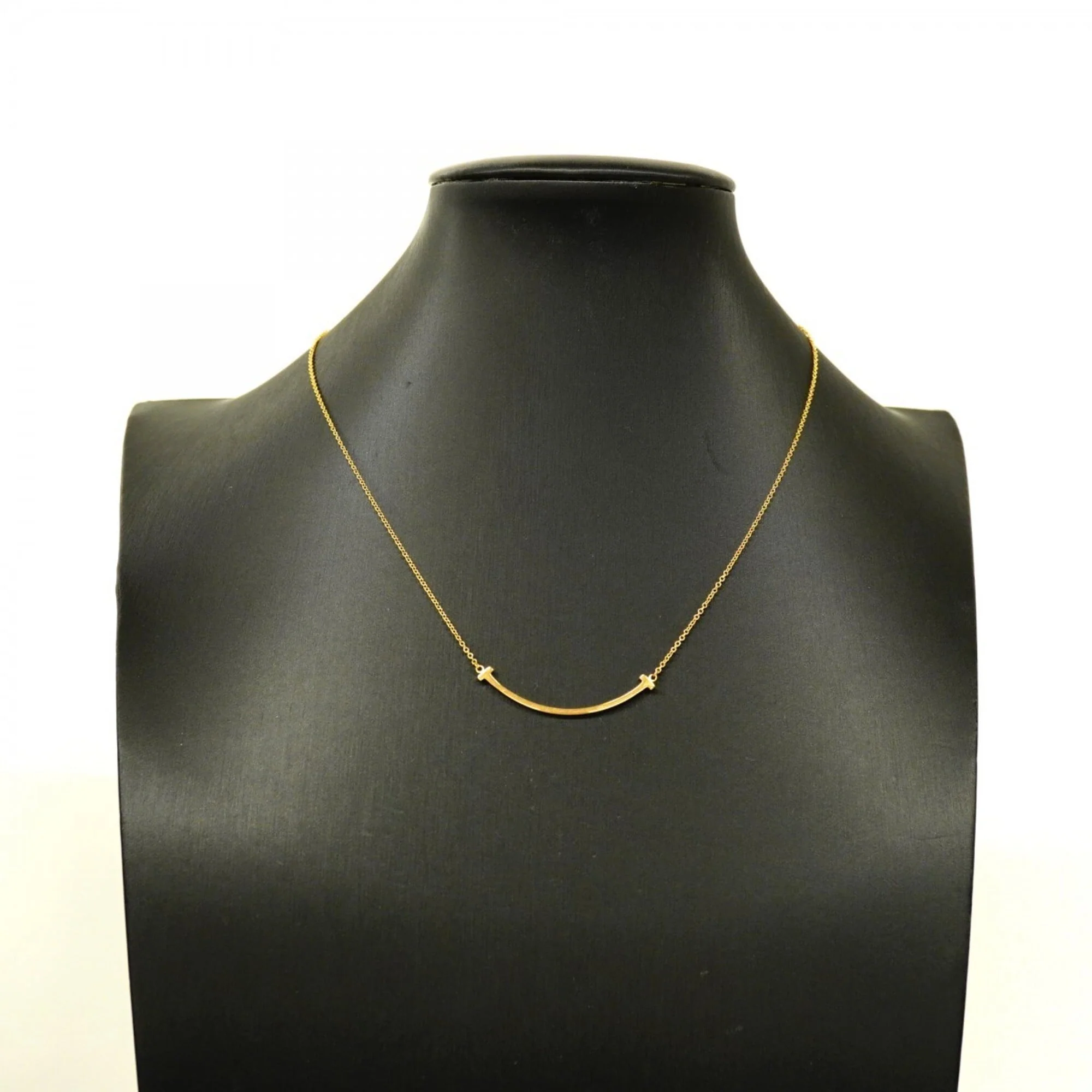 T Smile Pendant Necklace 18K Rose Gold - Image 6