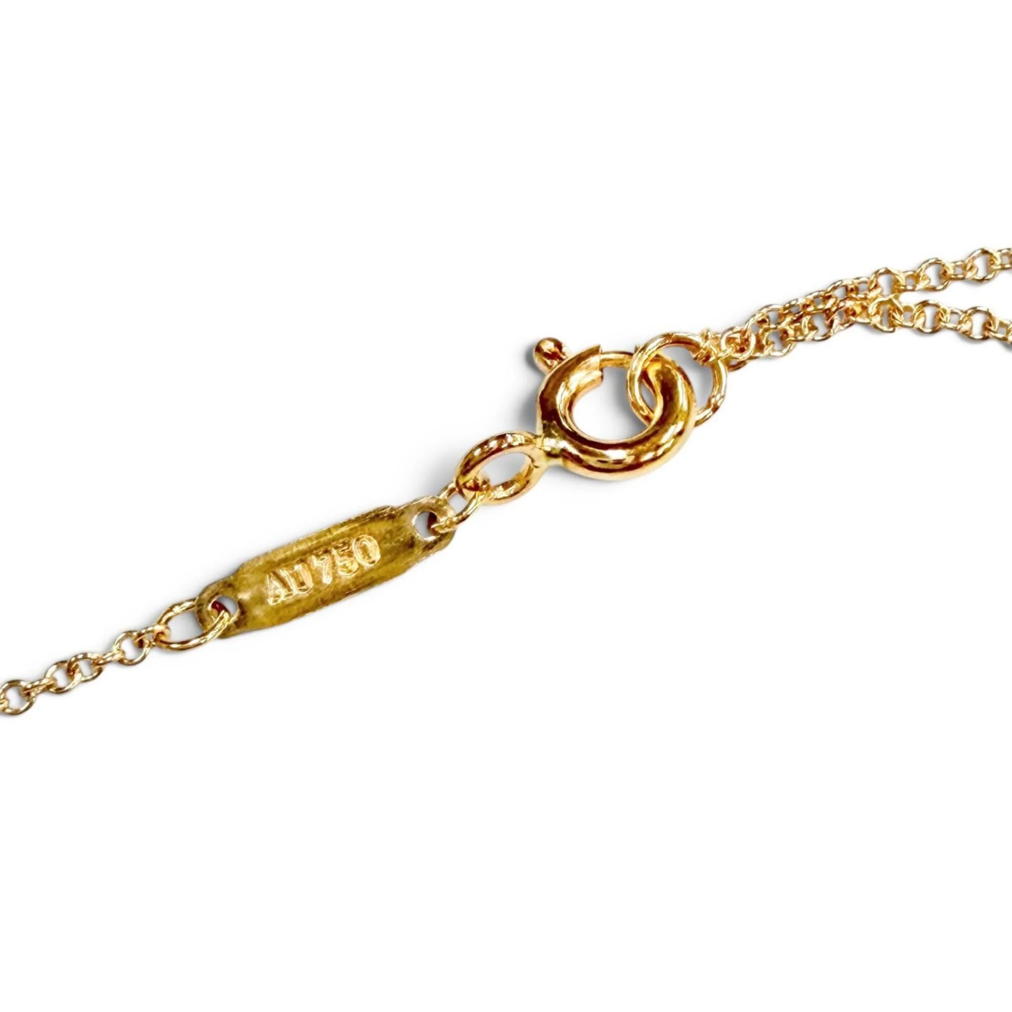 T Smile Pendant Necklace 18K Rose Gold - Image 8