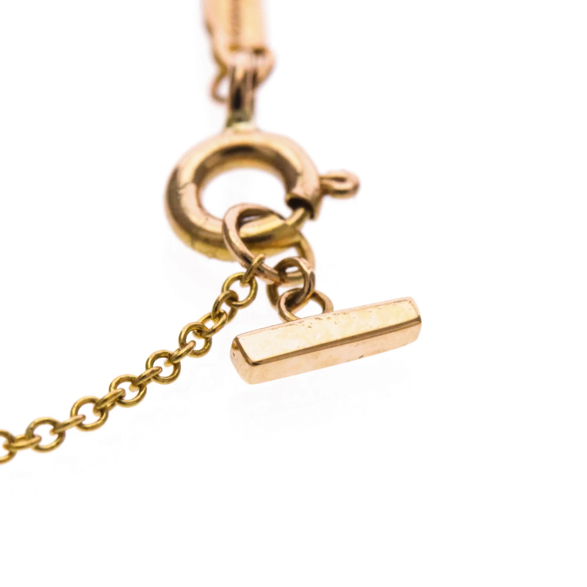T Smile Pendant Necklace 18K Rose Gold - Image 8