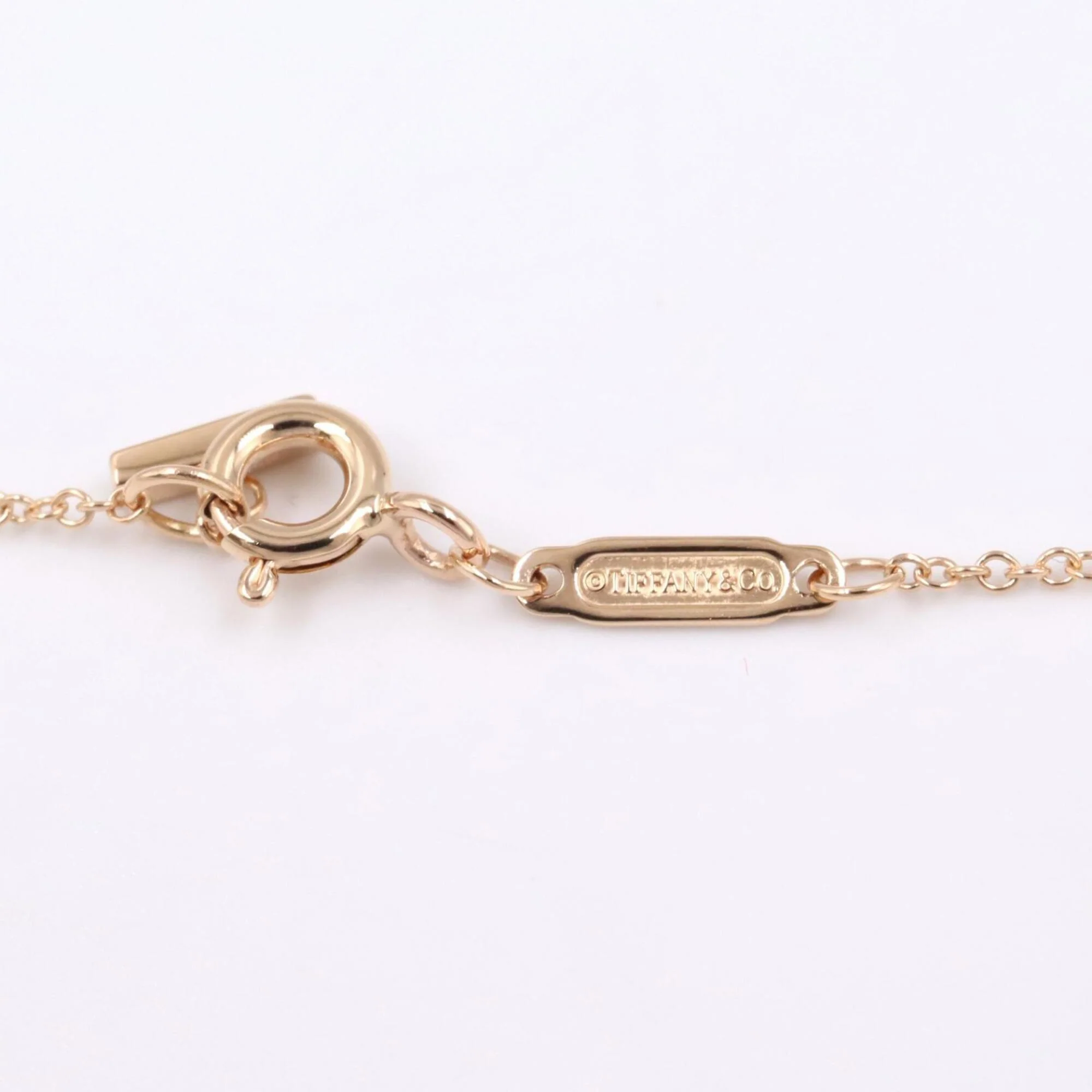 T Smile Pendant Necklace 18K Rose Gold - Image 3