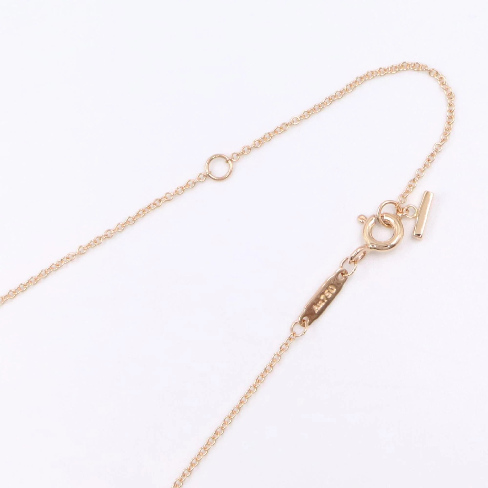 T Smile Pendant Necklace 18K Rose Gold - Image 5