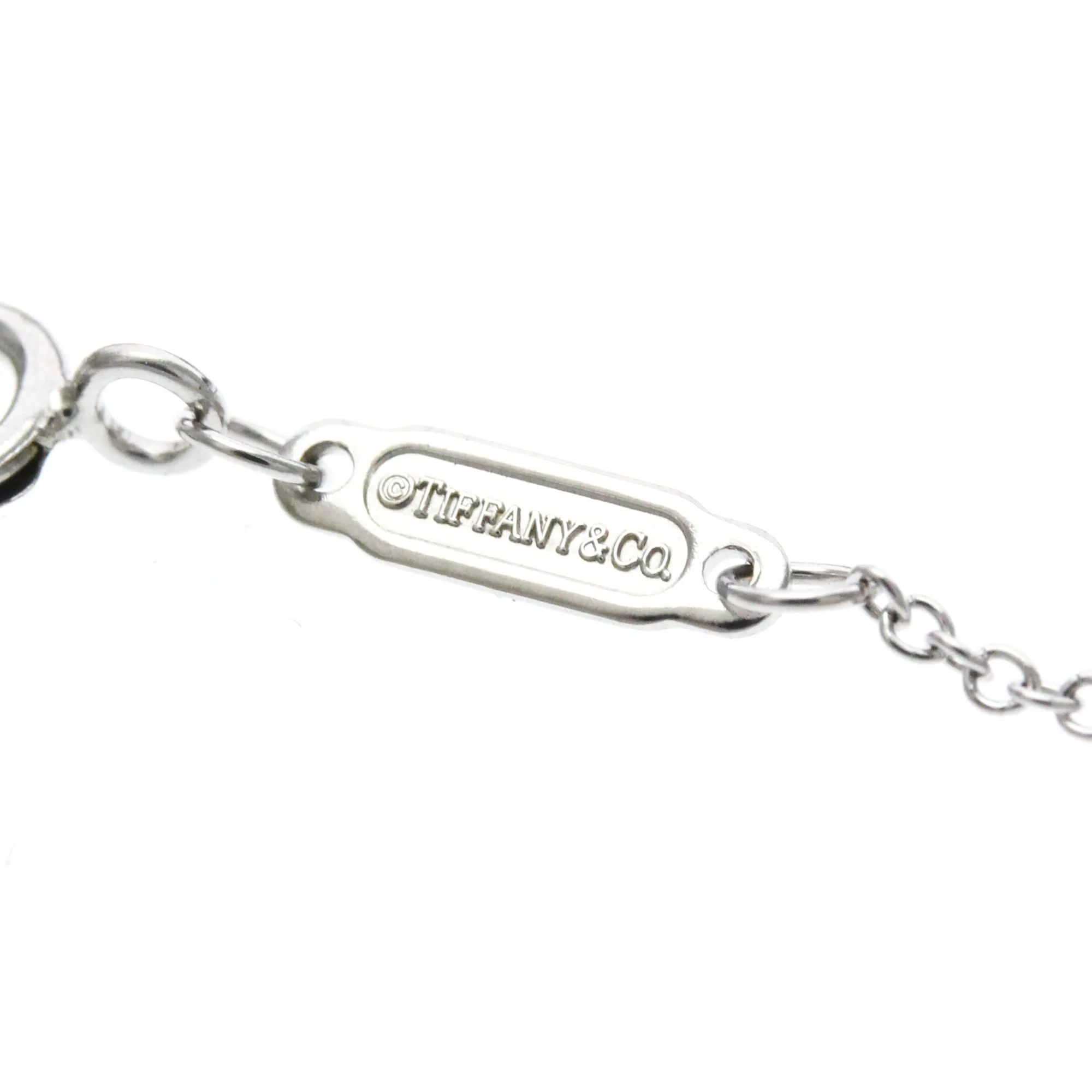 T Smile Pendant Necklace 18K White Gold - Image 9