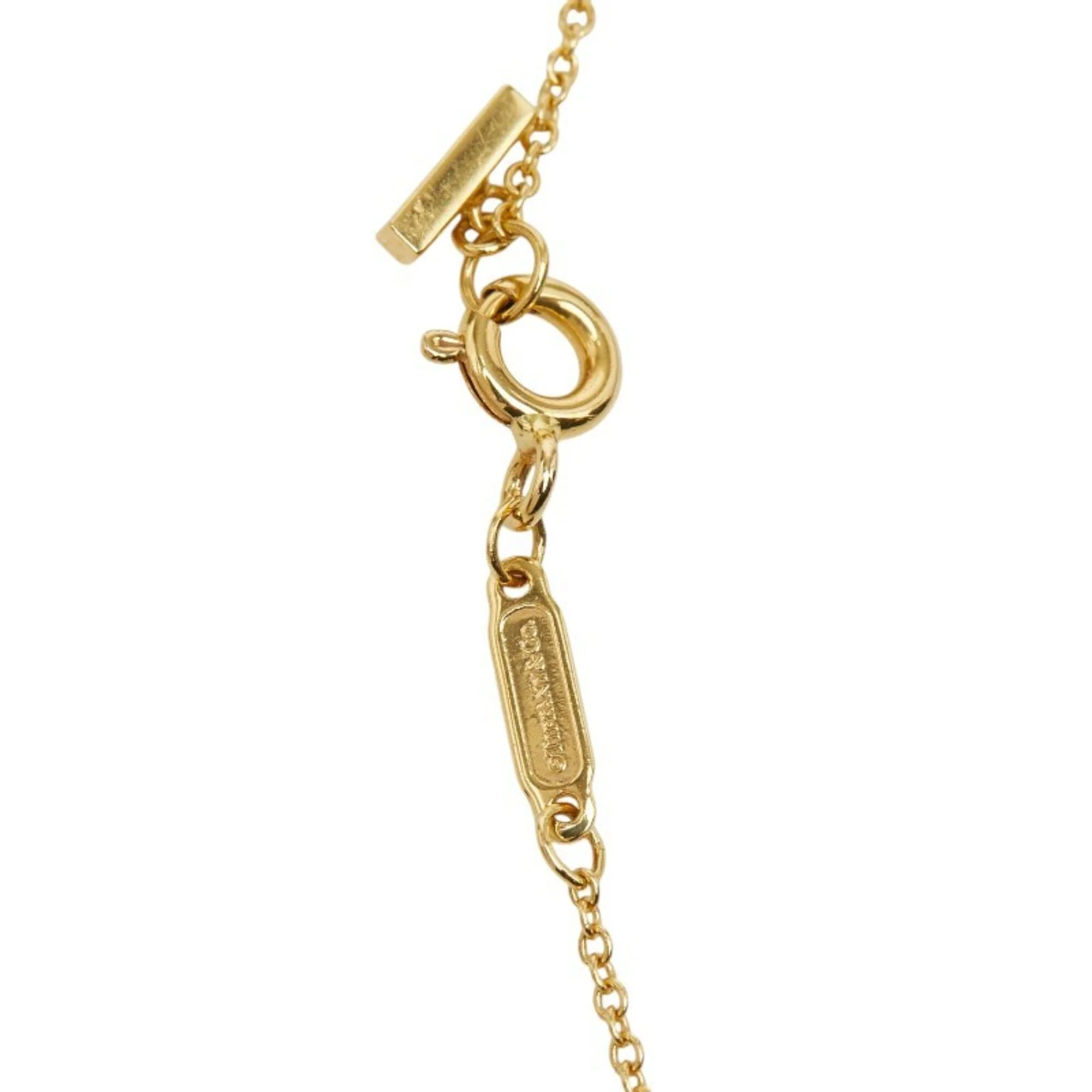 T Smile Pendant Necklace 18K Yellow Gold - Image 5