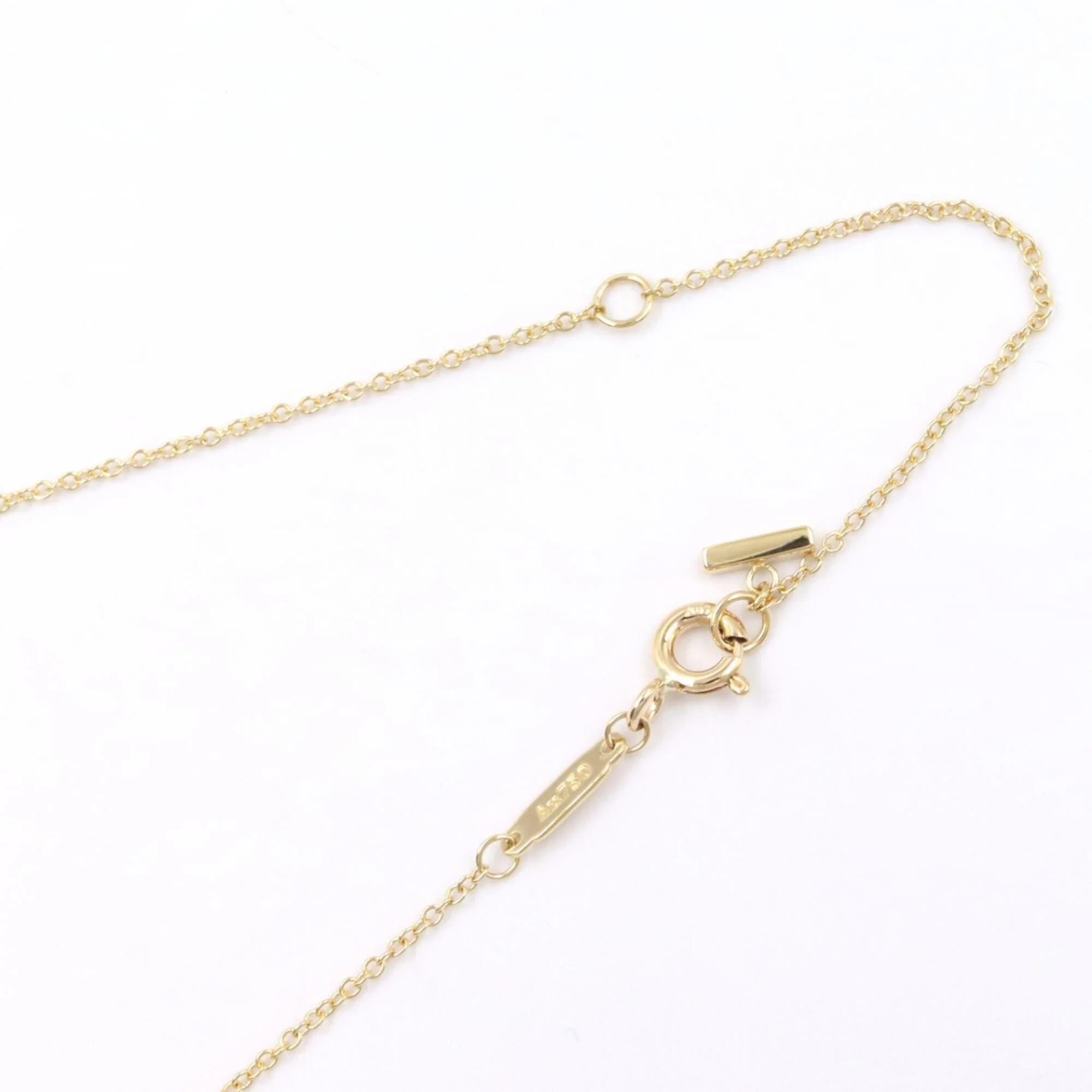 T Smile Pendant Necklace 18K Yellow Gold - Image 5